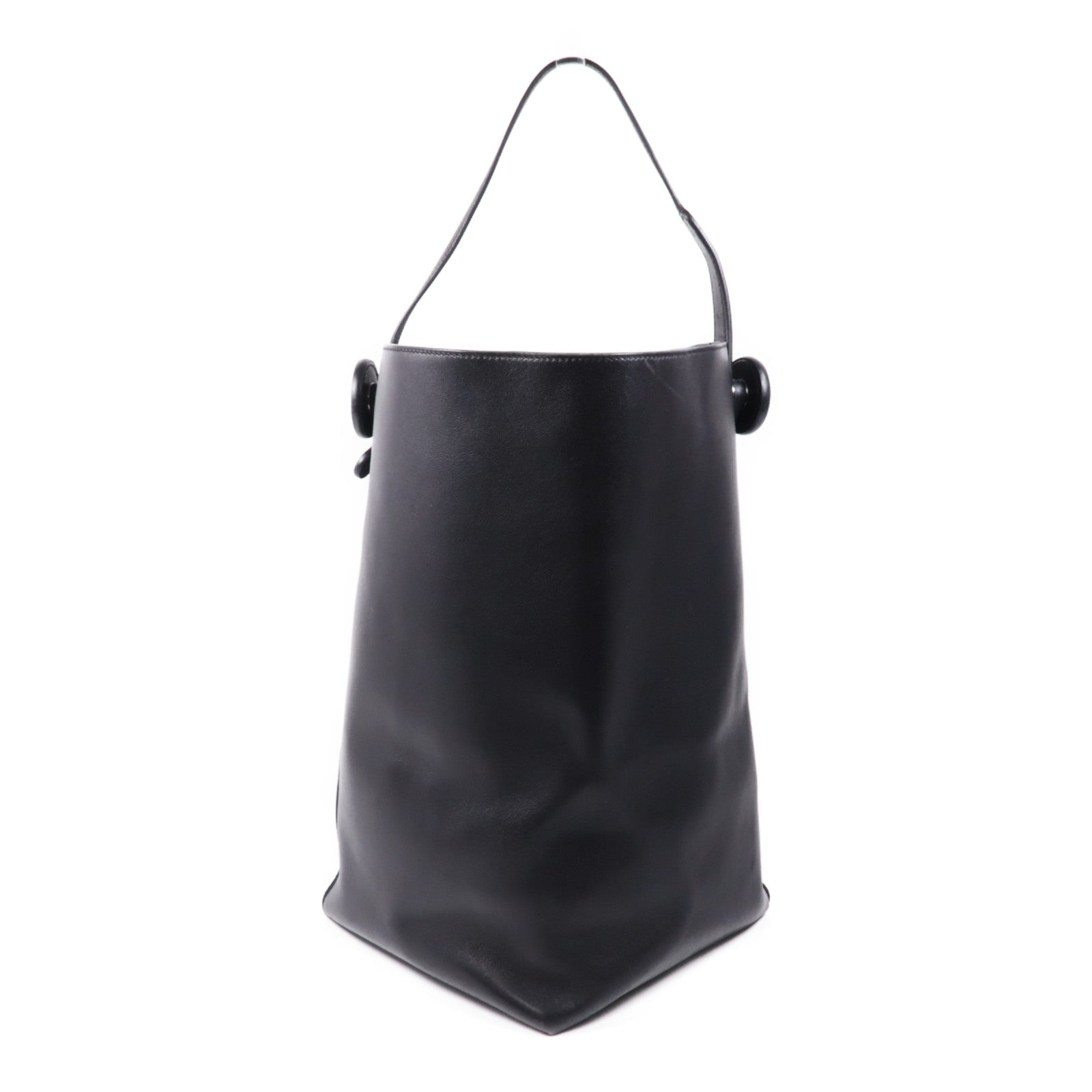 HERMES Veau Volupto皮革Licol 19肩背袋Noir