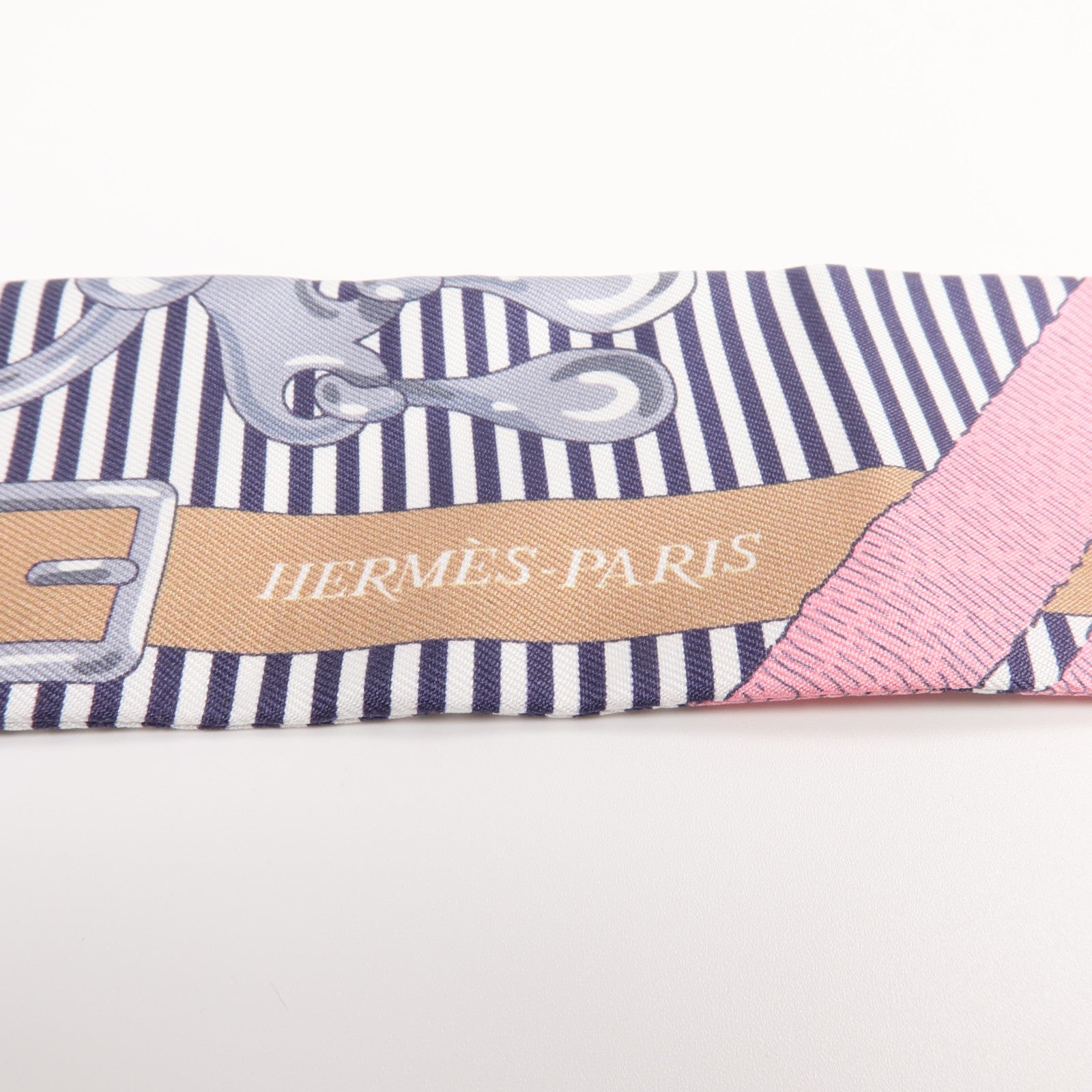 HERMES 絲質Twilly絲巾