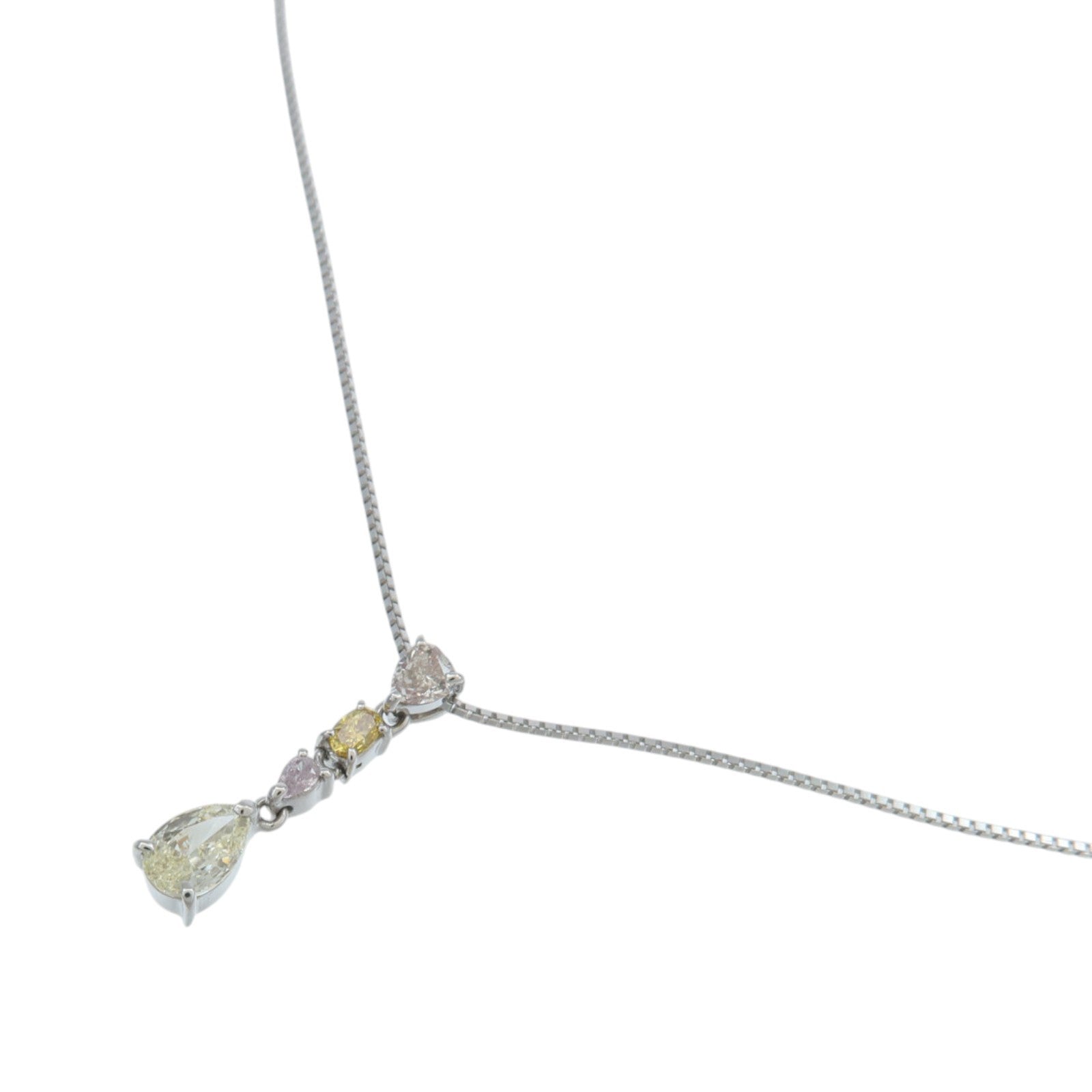 JEWELRY 18K白金Diamond Necklace鑽石項鍊