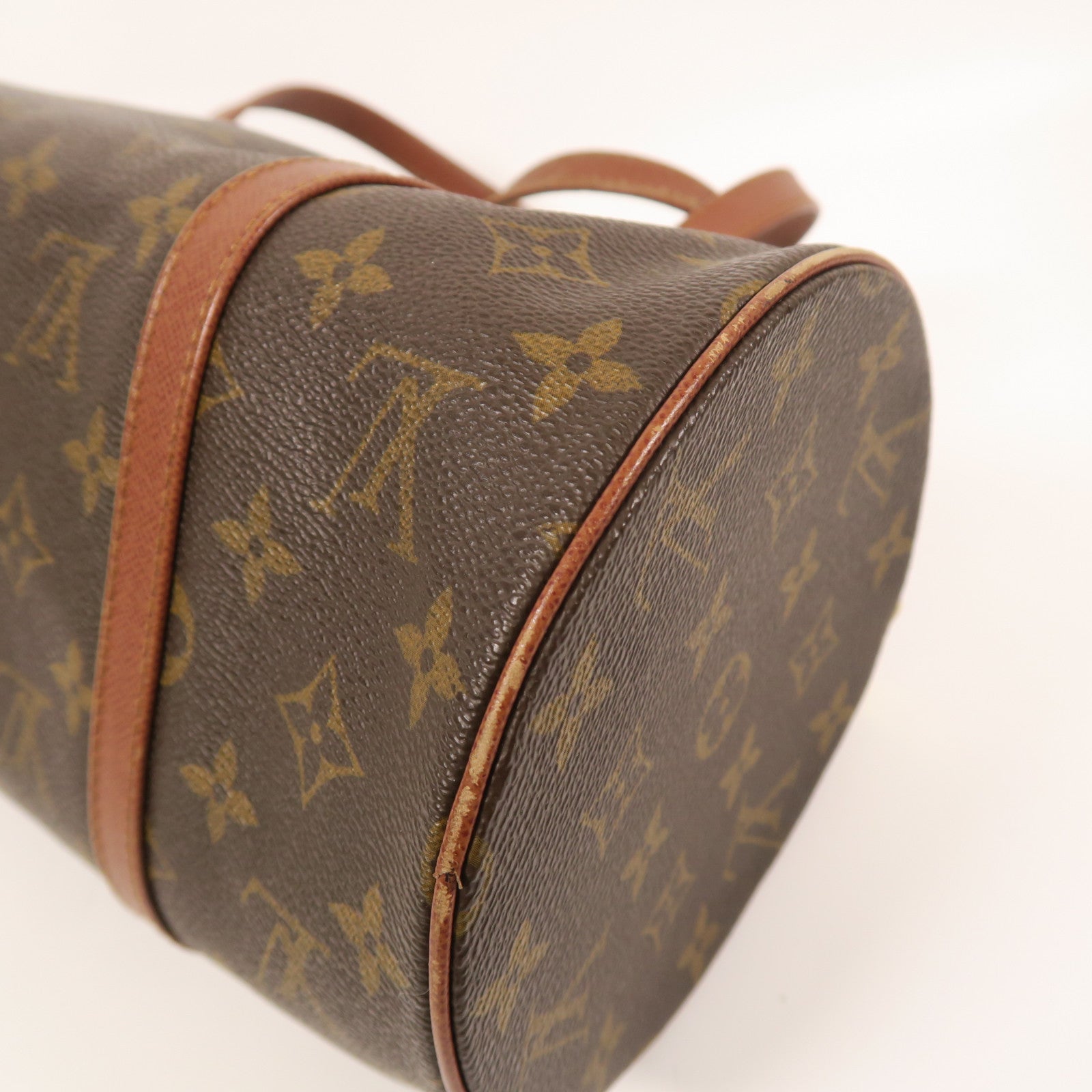 LOUIS VUITTON Monogram Papillon 30金扣手挽袋