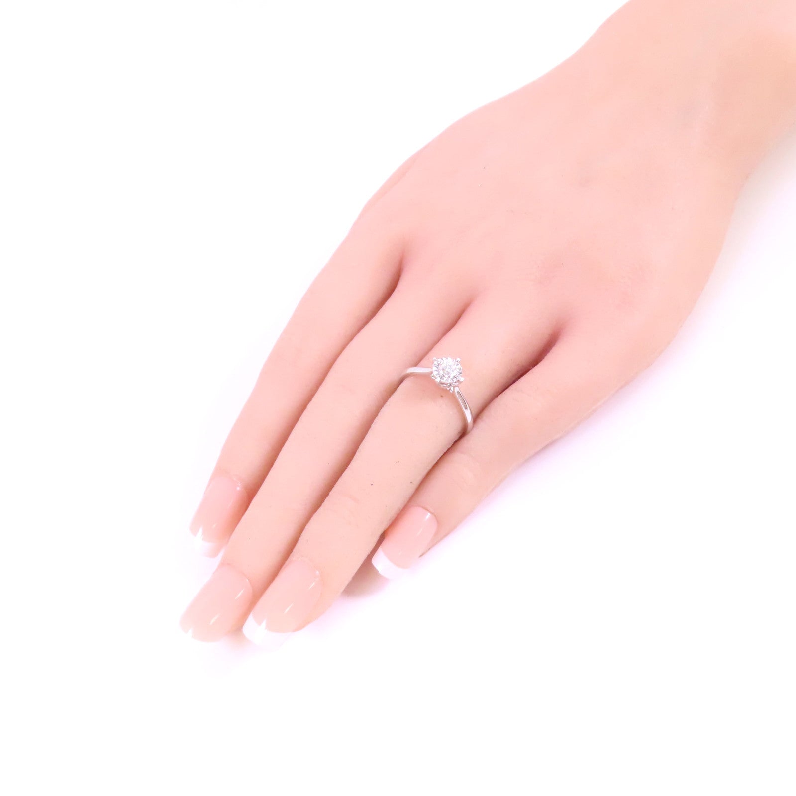 JEWELRY 【激減優惠】18K白金/鑽石Diamond Ring戒指US#5.75