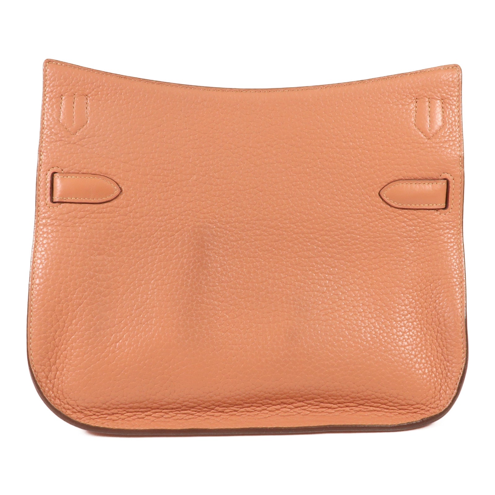 HERMES Clemence皮革Jypsiere 28銀扣肩背袋