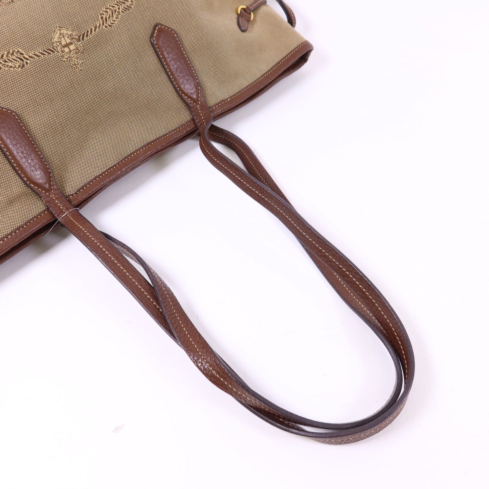 PRADA 帆布Tote Bag金扣手挽袋