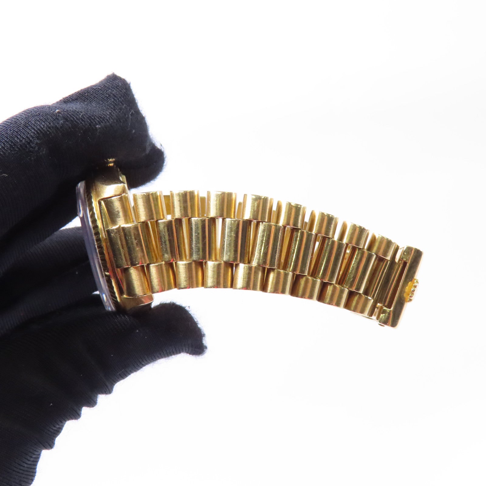 ROLEX Daydate 18K黃金手錶自動機芯白色