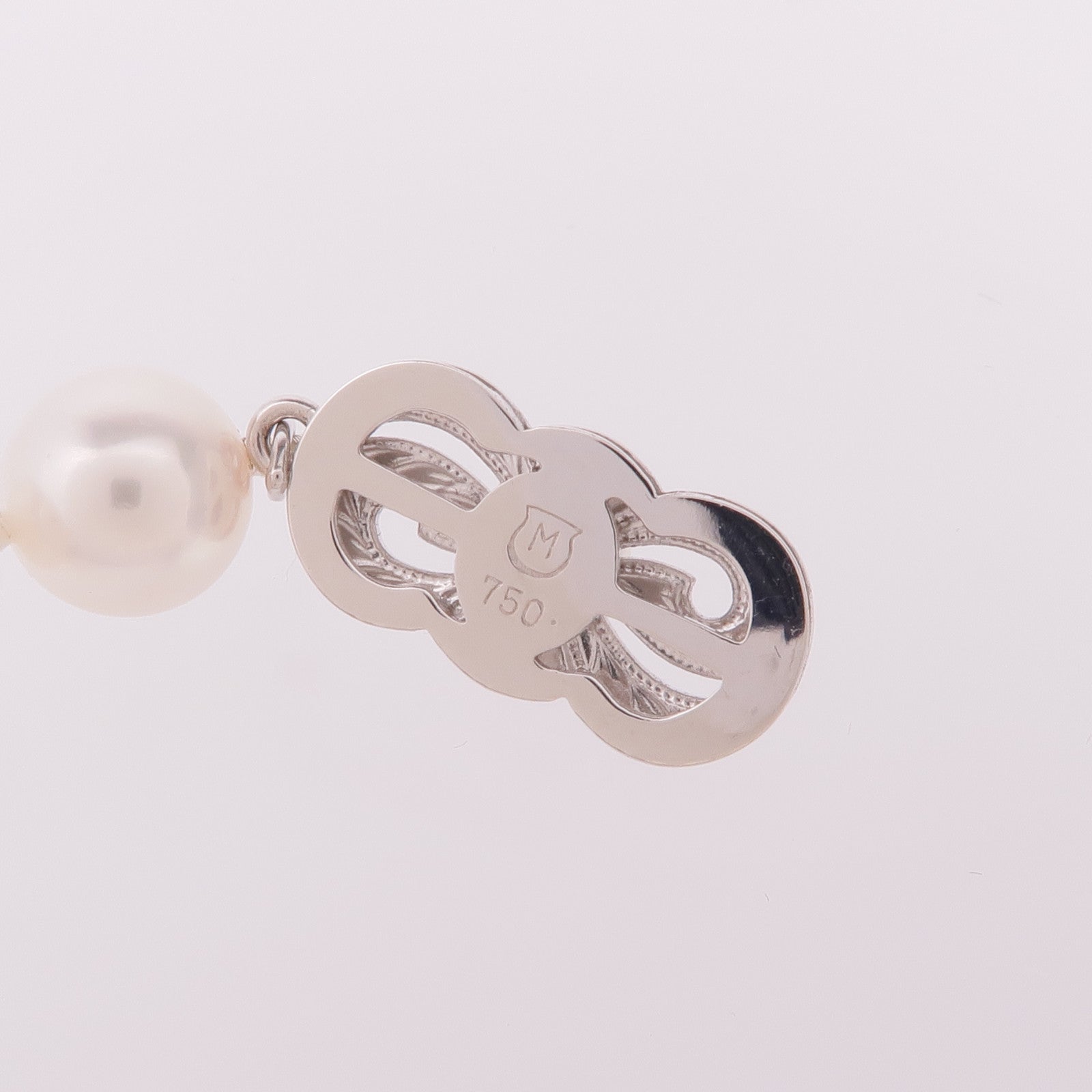 MIKIMOTO 18K白金Pearl Necklace珍珠項鍊