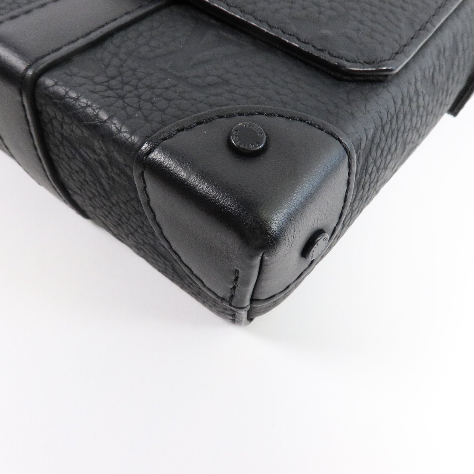 LOUIS VUITTON Monogram Taurillon Trunk Messenger Bag肩背袋