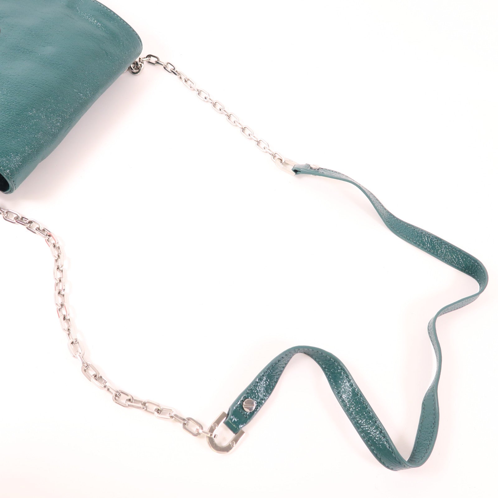 牛皮皮革Shoulder Bag銀扣肩背袋