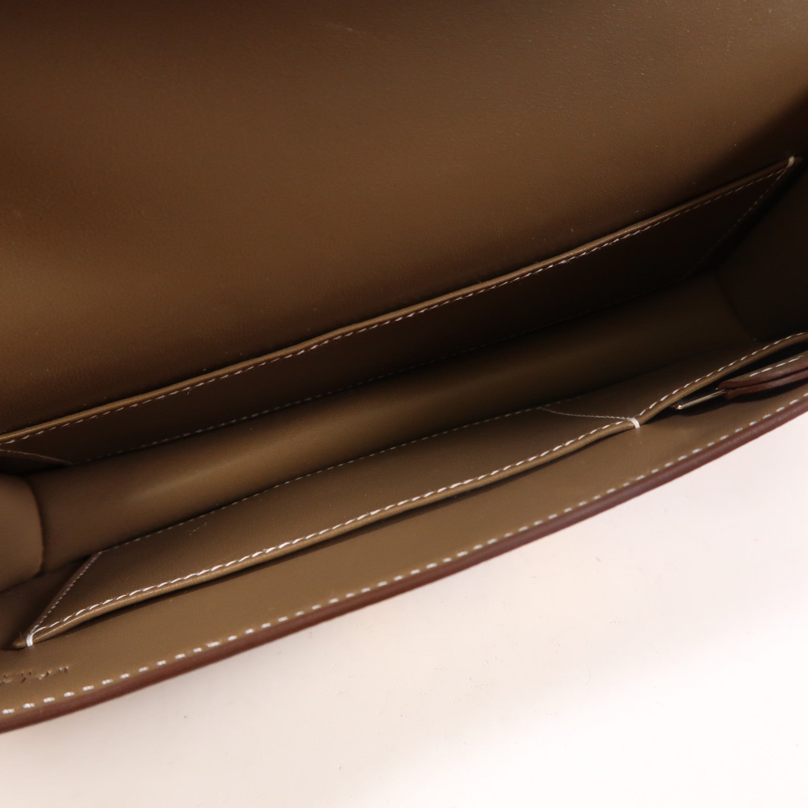 HERMES Epsom皮革Constance Elan肩背袋Etoupe