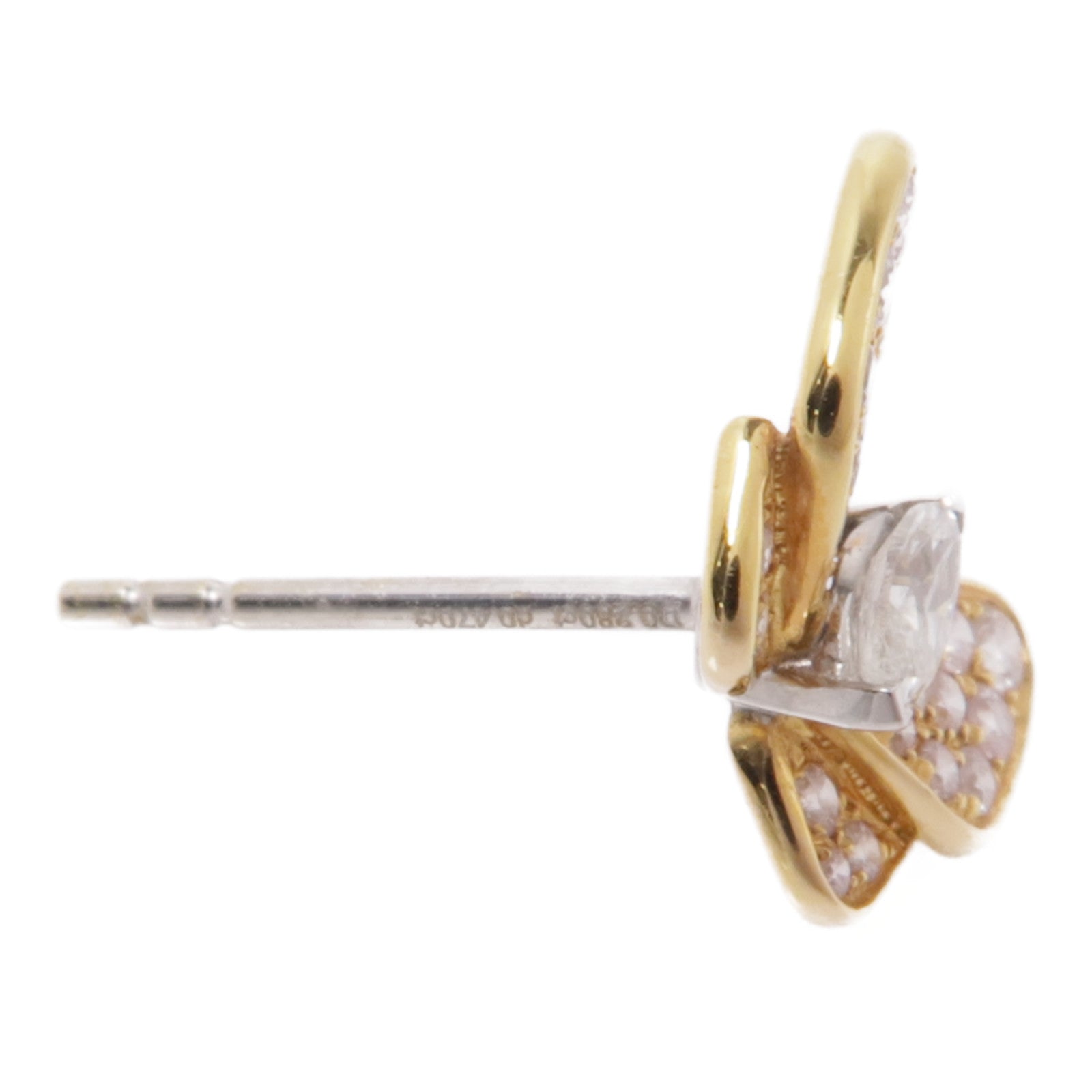 JEWELRY 18K白金/玫瑰金Diamond Earrings鑽石耳環