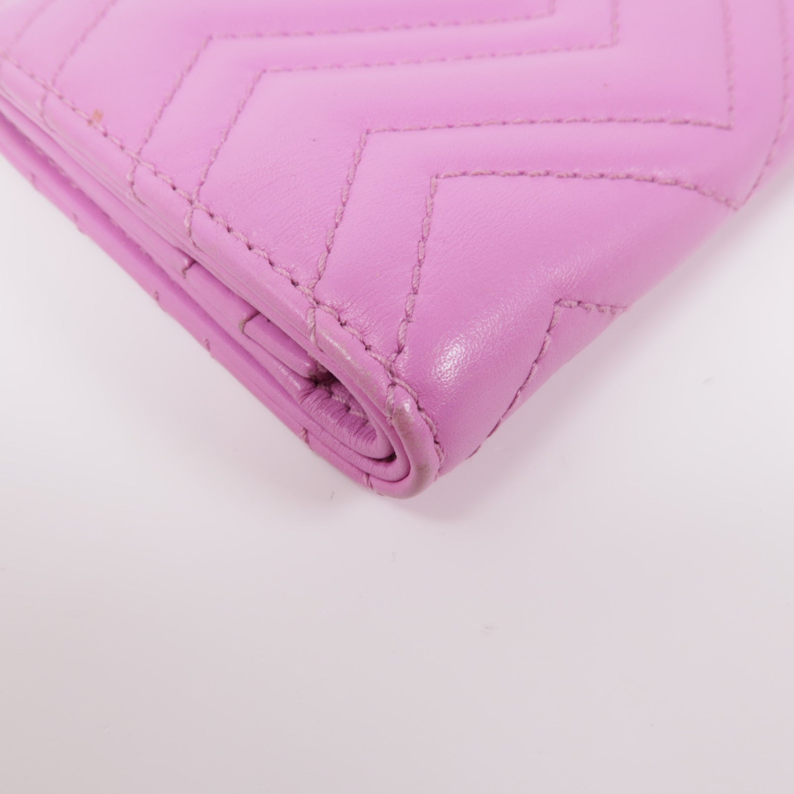 GUCCI 羊皮皮革Wallet金扣錢包
