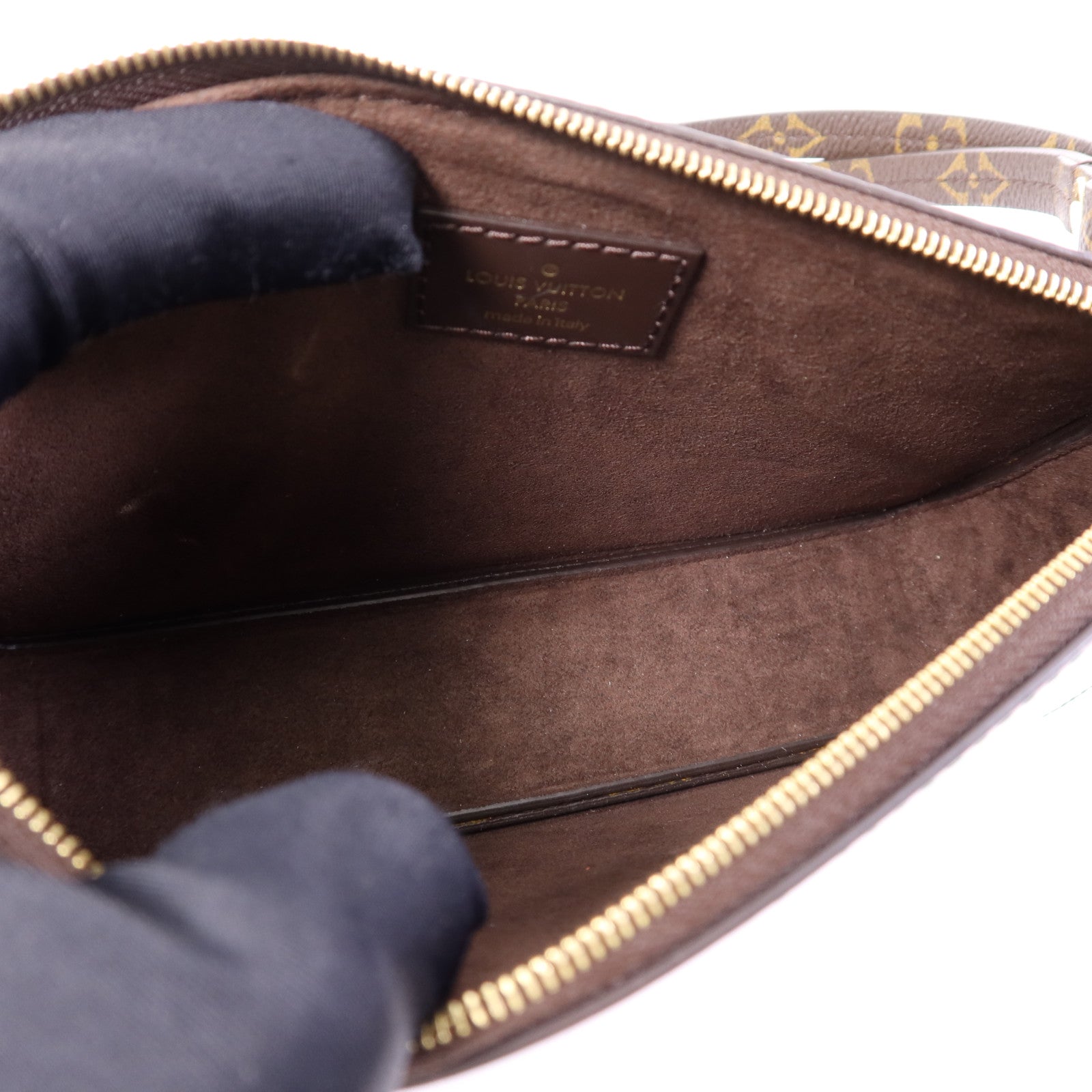 LOUIS VUITTON Monogram LV Street Sign金扣鏈帶肩背袋