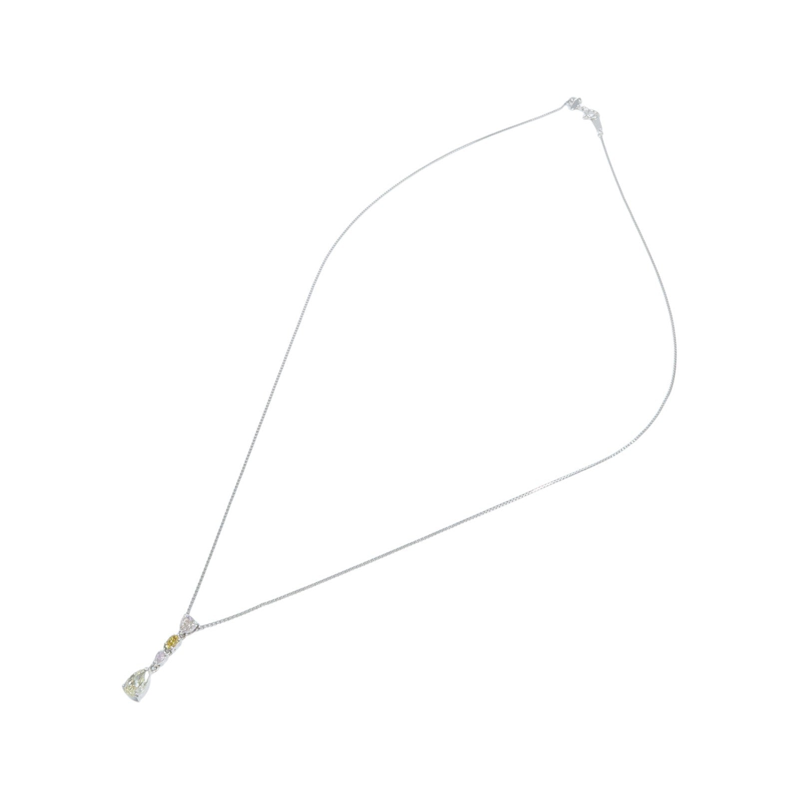 JEWELRY 18K白金Diamond Necklace鑽石項鍊