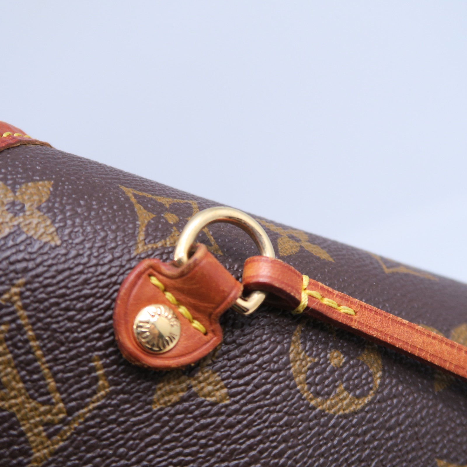 LOUIS VUITTON 【激減優惠】Monogram Neverfull GM金扣手挽袋啡色