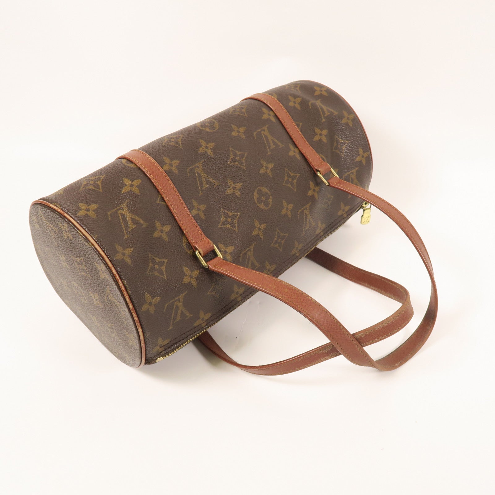 LOUIS VUITTON Monogram Papillon 30金扣手挽袋
