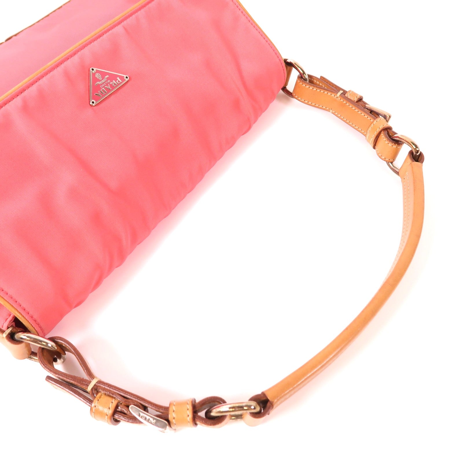 PRADA 尼龍Tote Bag銀扣手挽袋