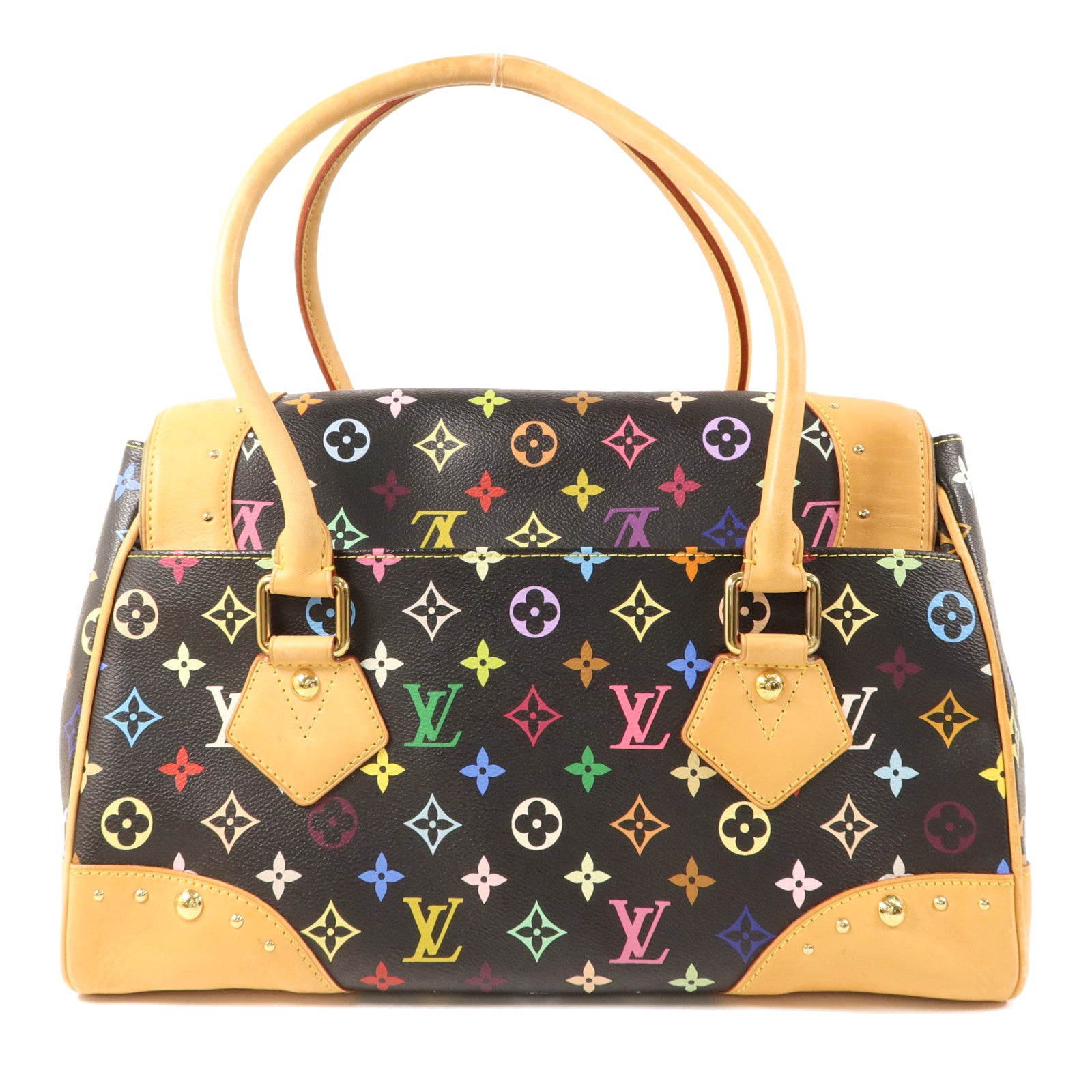 LOUIS VUITTON Monogram Multicolore Beverly GM金扣肩背袋