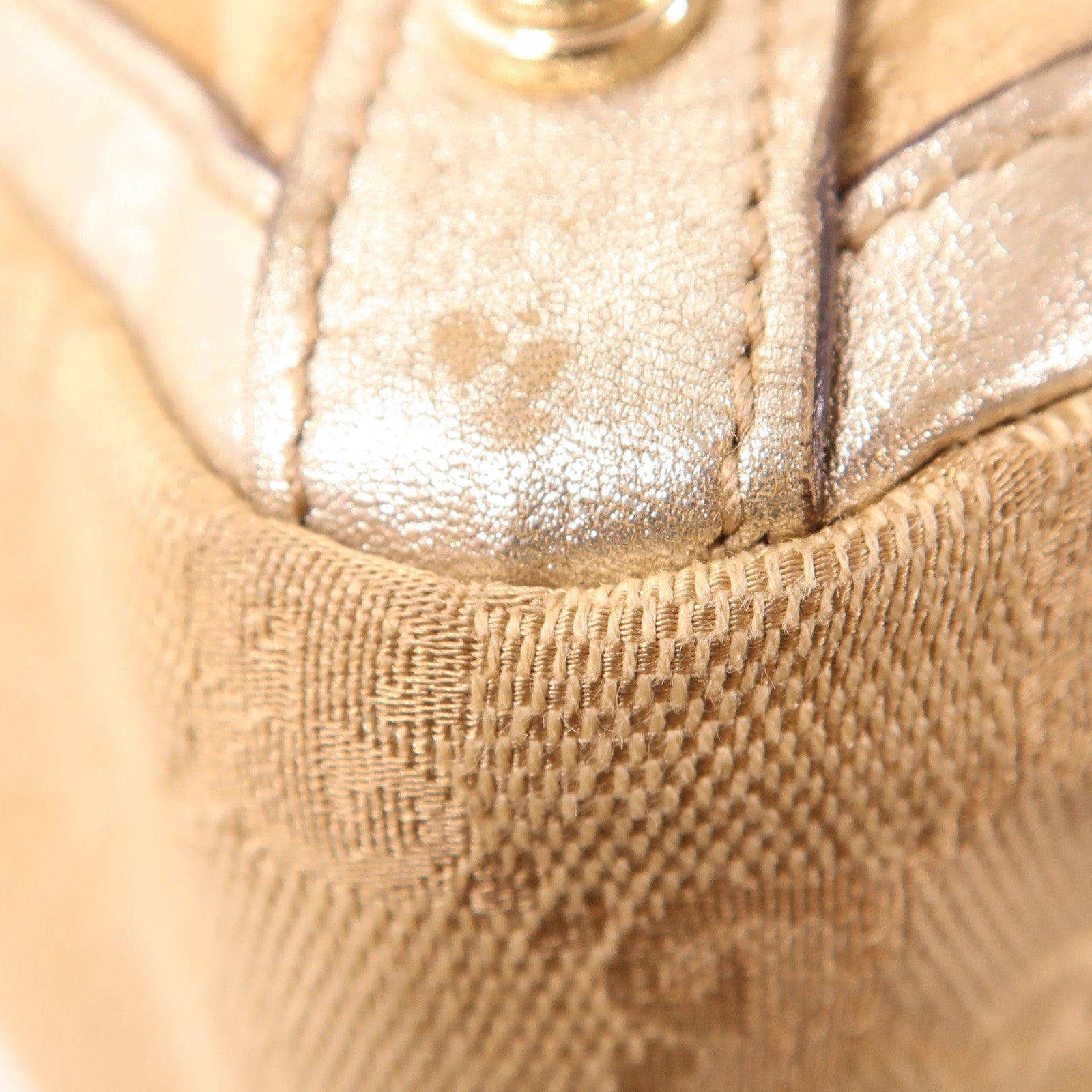 GUCCI 【激減優惠】帆布Tote Bag金扣手挽袋