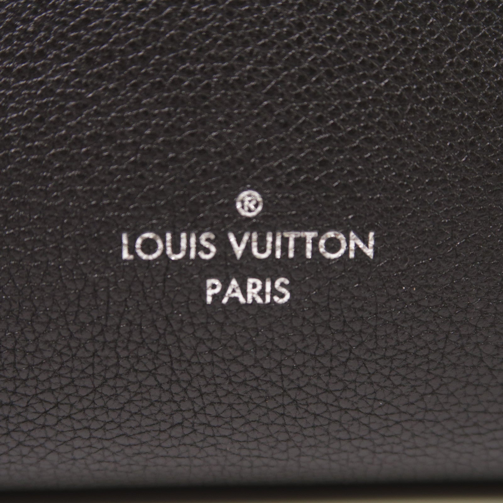 LOUIS VUITTON LV SHW Lockme Cabas Shoulder Bag M42291 Calfskin Leather Black