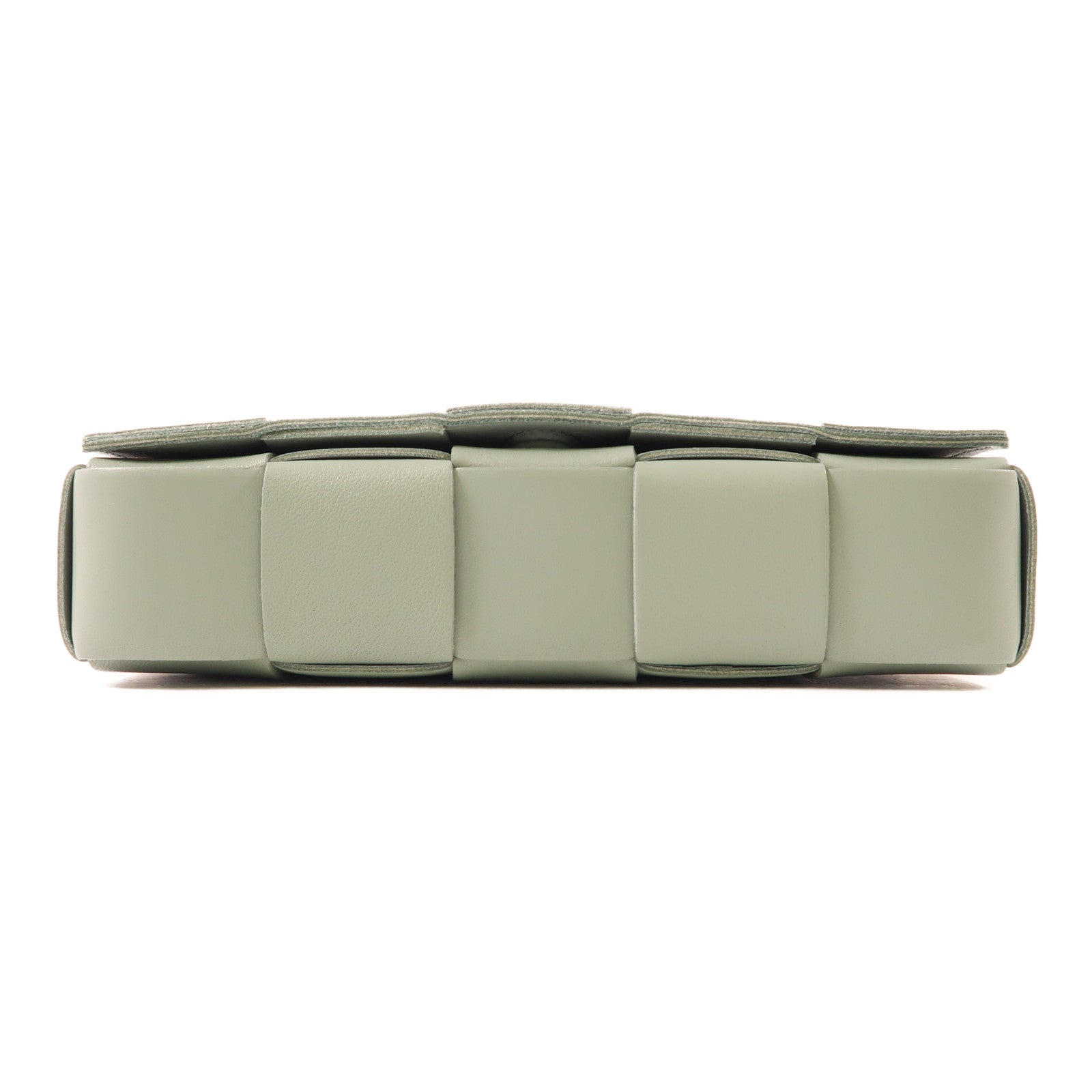 BOTTEGA VENETA BV Cassette Bag Shoulder Bag Lambskin Leather Light Green