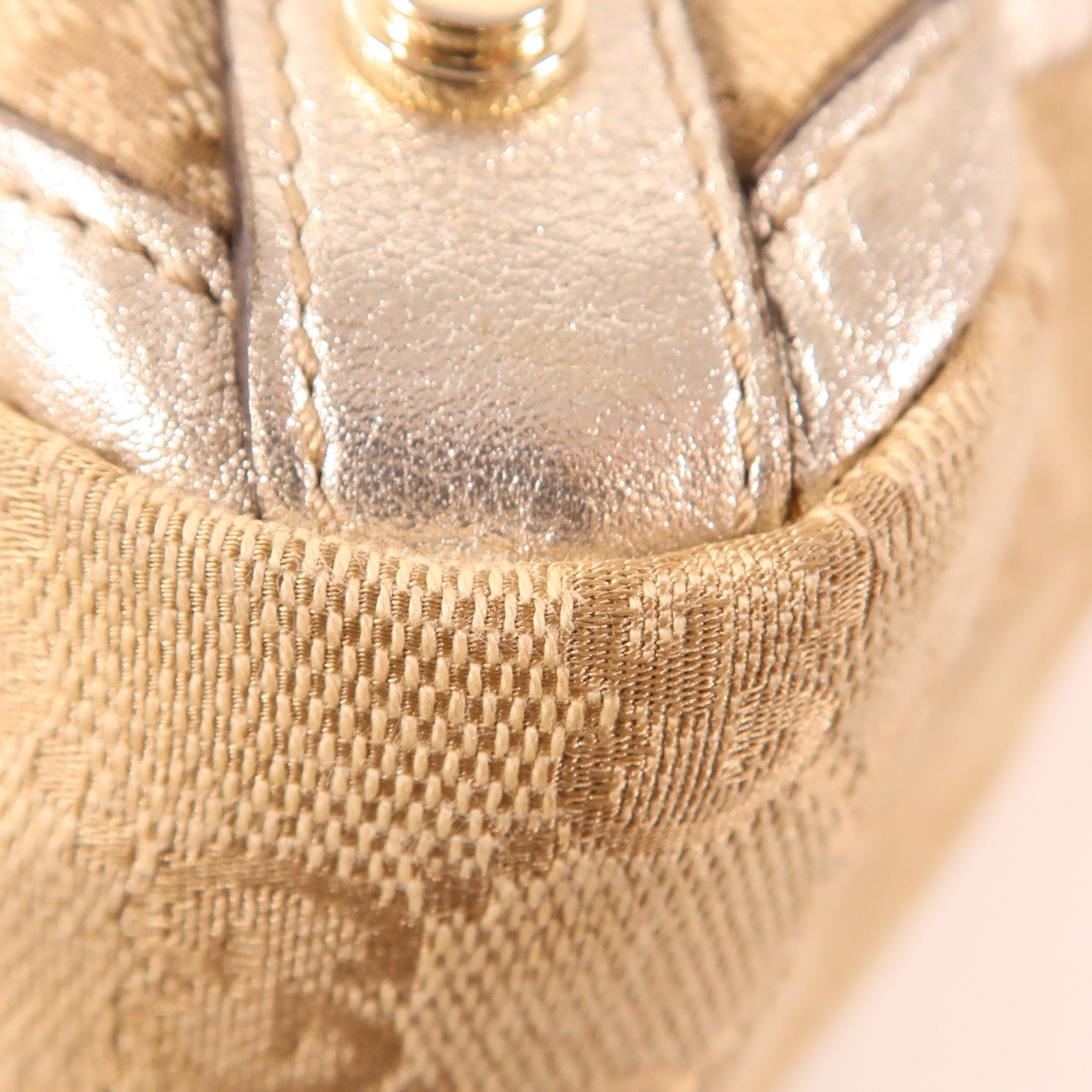 GUCCI 帆布Tote Bag金扣手挽袋