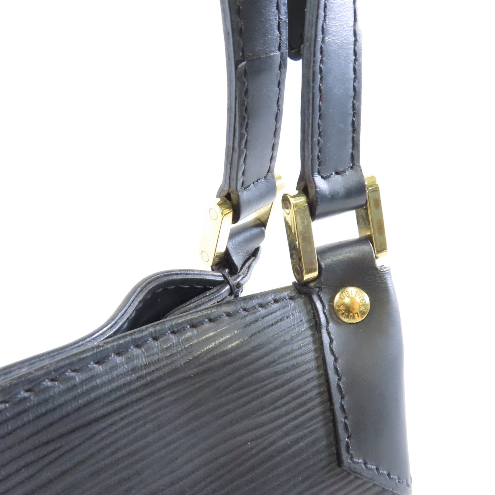 LOUIS VUITTON 【激減優惠】Epi Mandala PM金扣手挽袋黑色