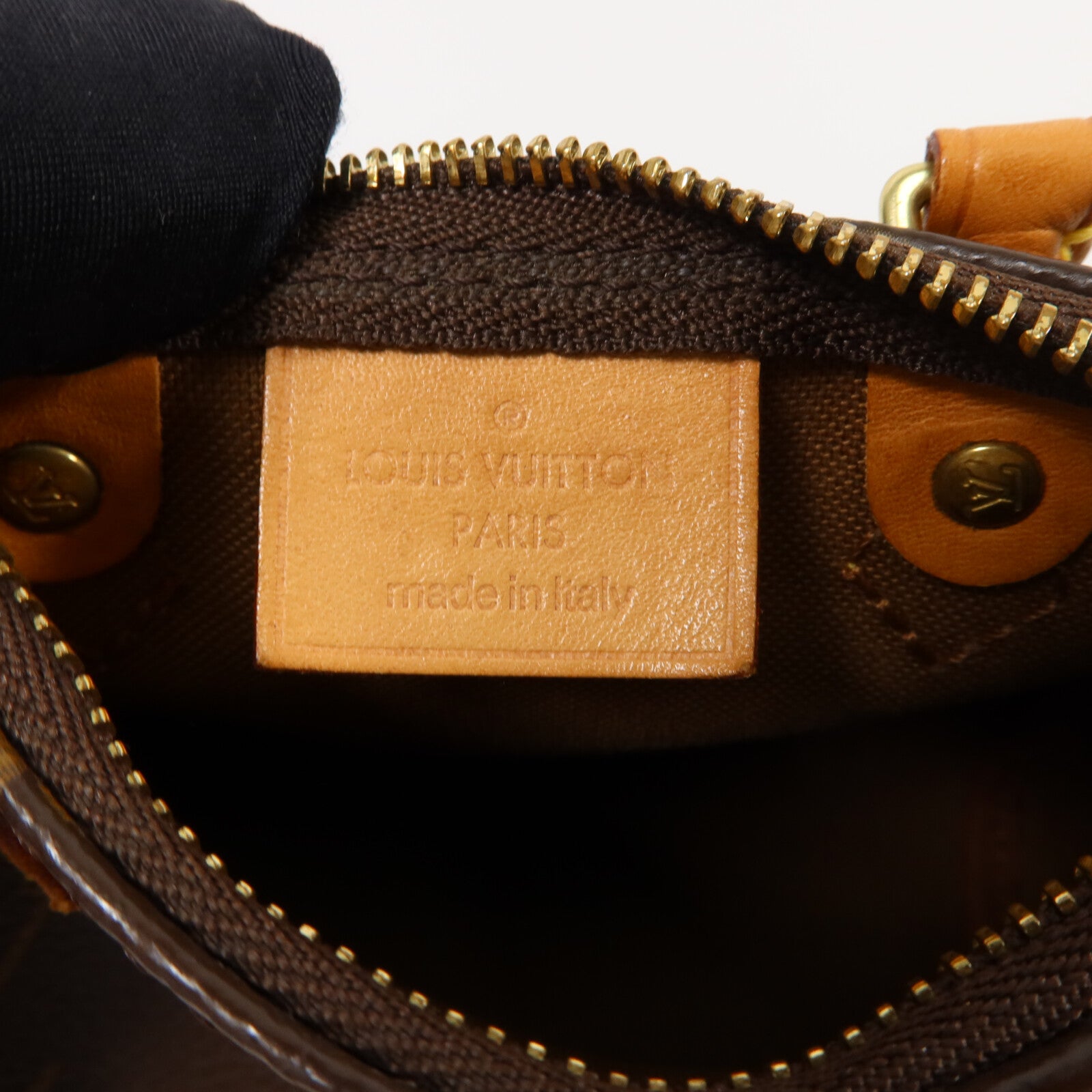 LOUIS VUITTON Monogram Nano Speedy手挽肩背兩用袋
