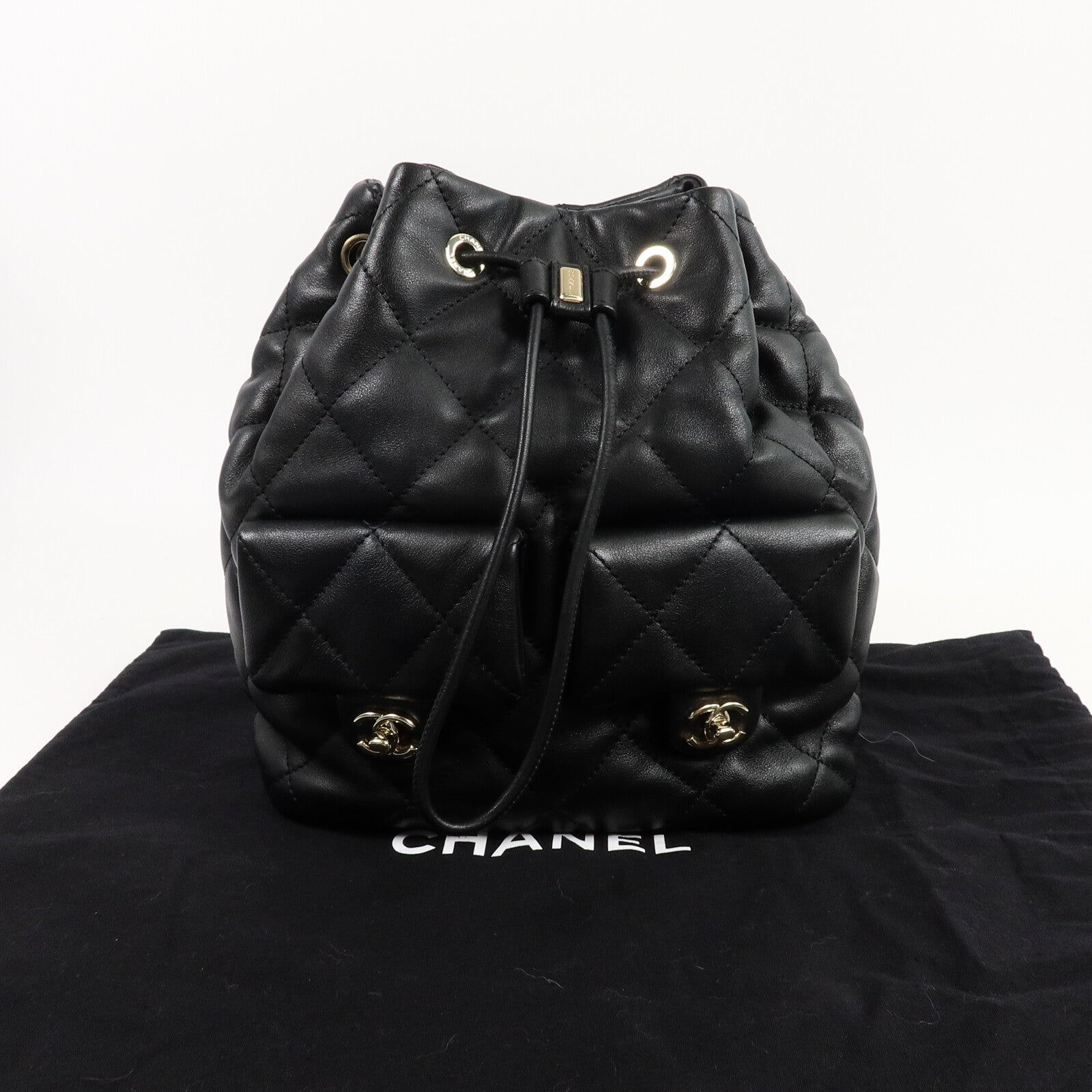 CHANEL 羊皮皮革Backpack背包