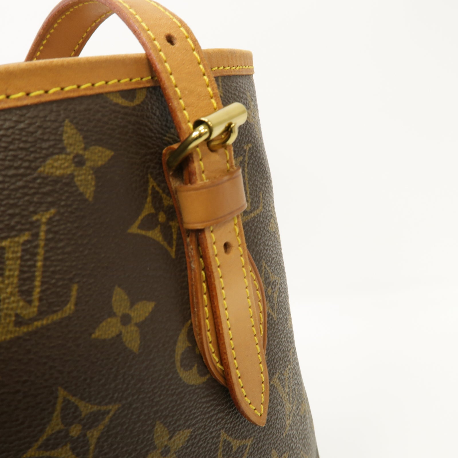 LOUIS VUITTON Monogram Bucket 23金扣Tote Bag啡色