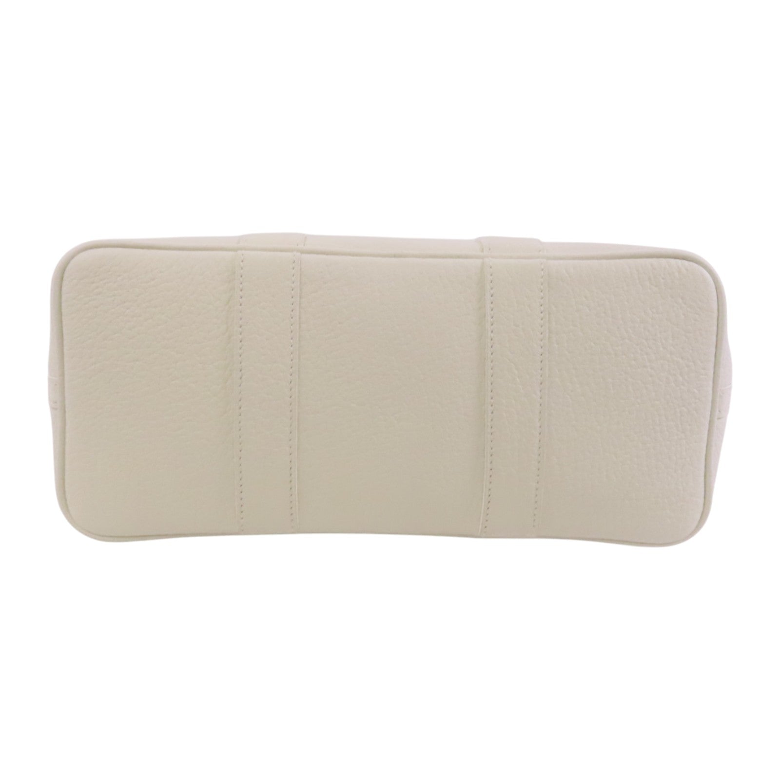 HERMES Negonda皮革/Canvas Garden Party TPM銀扣手挽袋