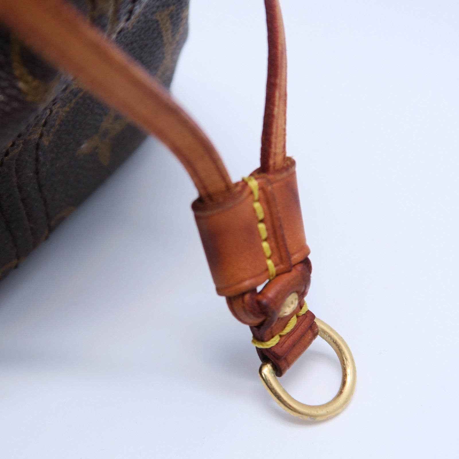 LOUIS VUITTON 【激減優惠】Monogram Neverfull GM金扣手挽袋啡色
