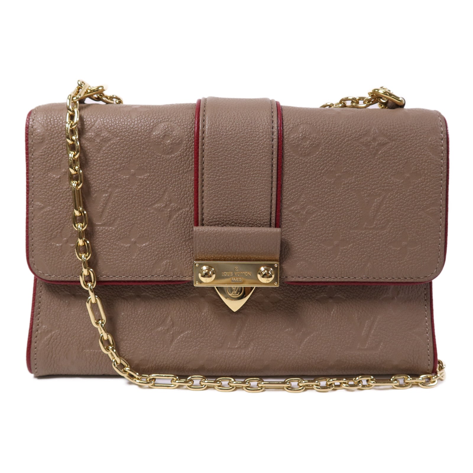 LOUIS VUITTON Monogram Empreinte Saint Sulpice金扣肩背袋