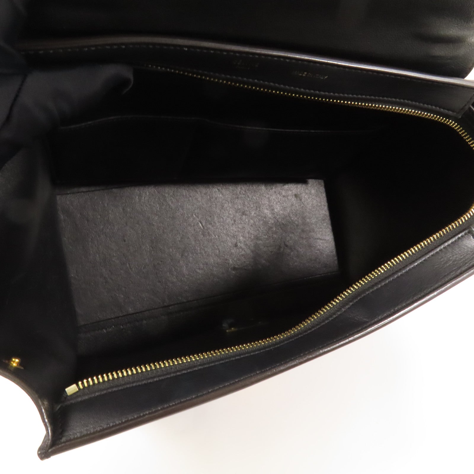 CELINE 牛皮/麂皮皮革Trapeze金扣手挽肩背兩用袋