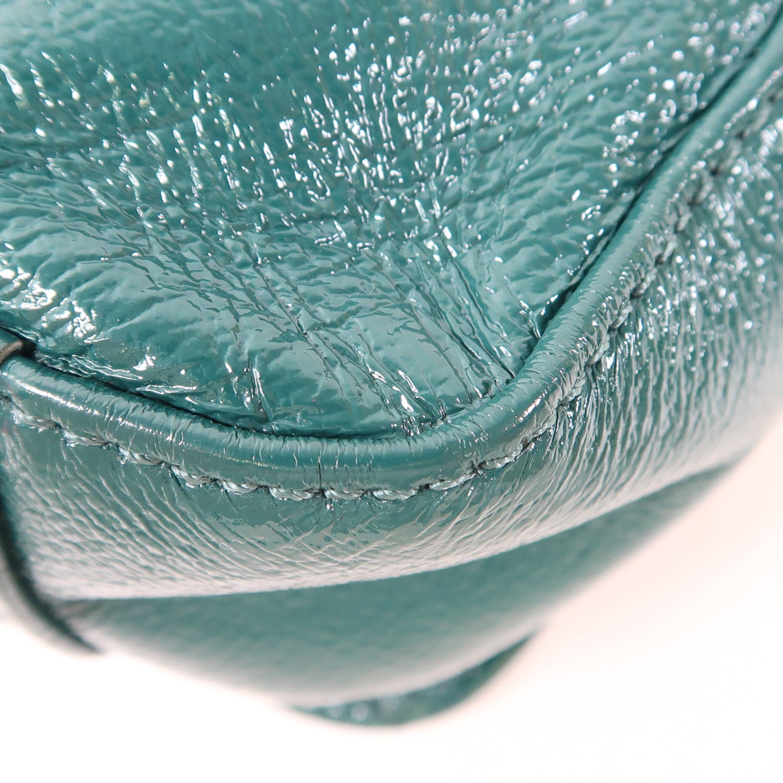 【激減優惠】牛皮皮革Shoulder Bag銀扣肩背袋