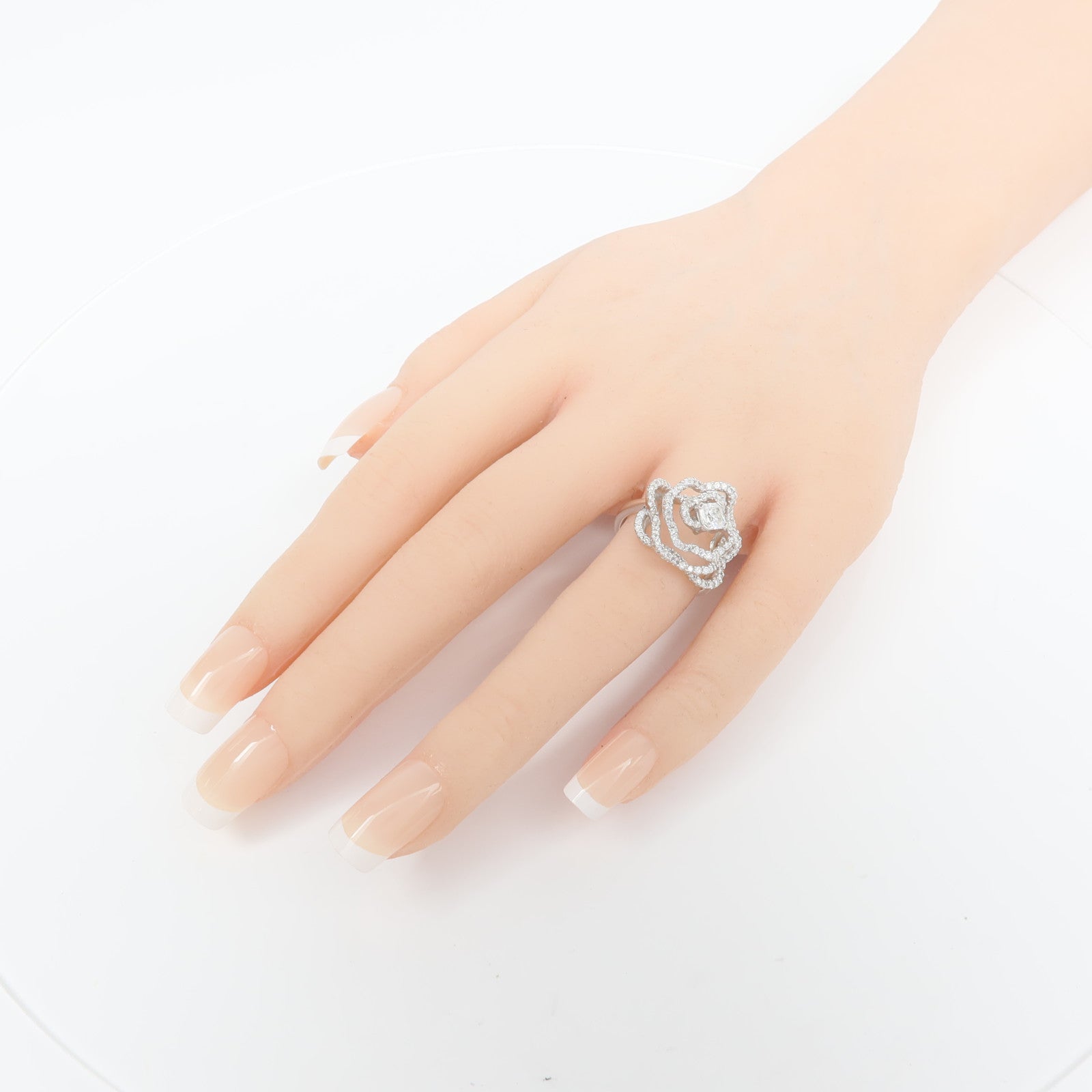 JEWELRY 18K白金Diamond Ring鑽石戒指US#7