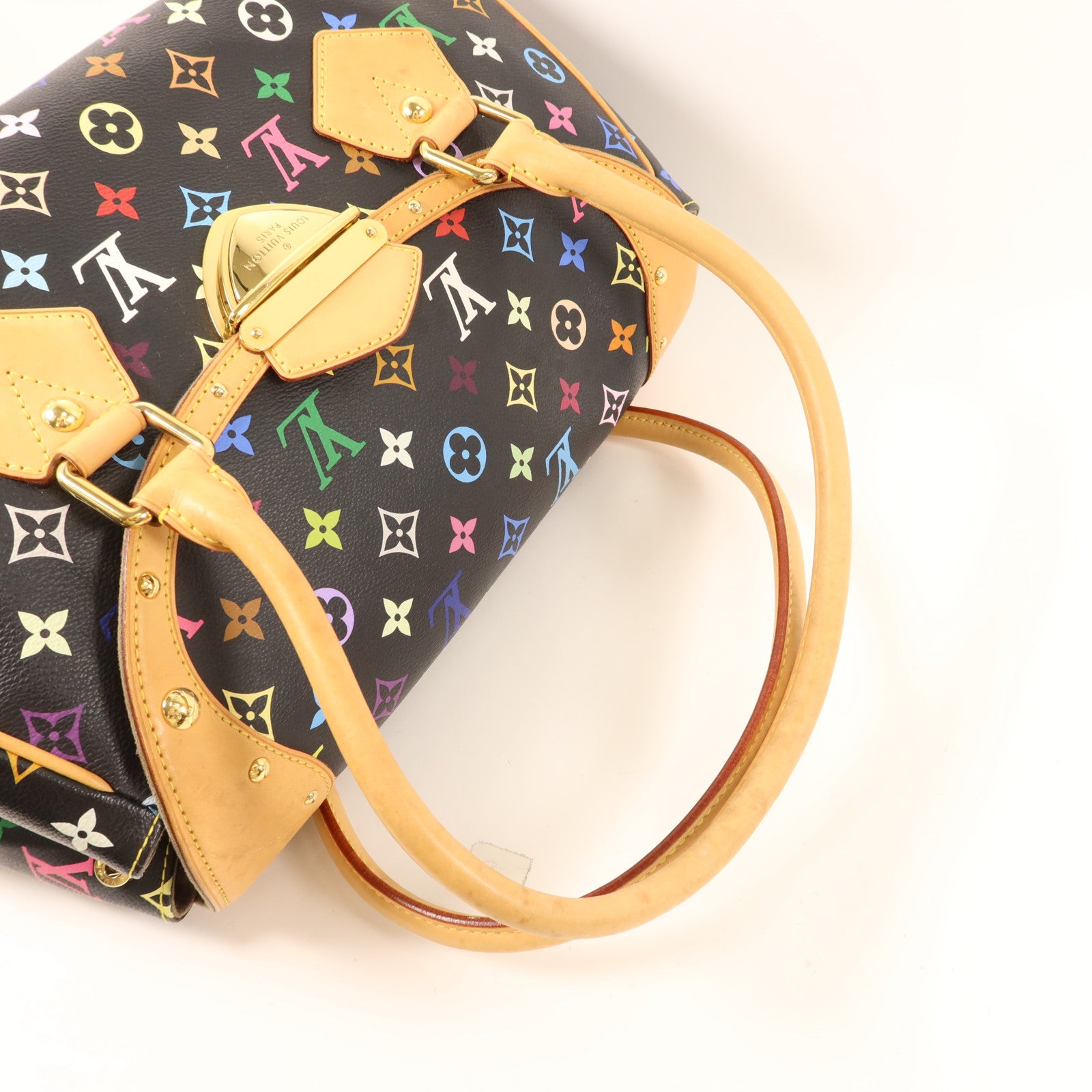 LOUIS VUITTON Monogram Multicolore Beverly GM金扣肩背袋