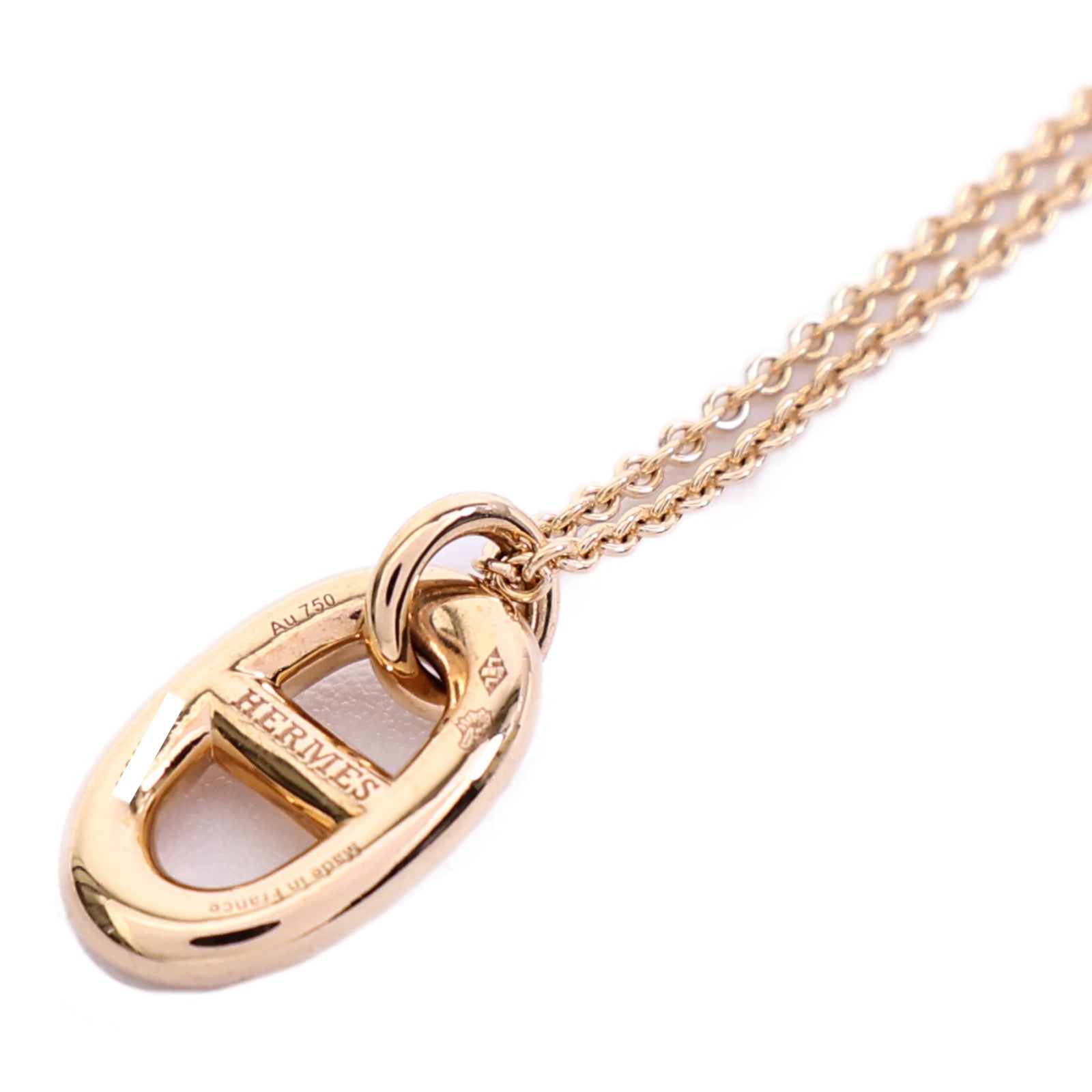 HERMES 18K玫瑰金Farandole Pendant項鍊