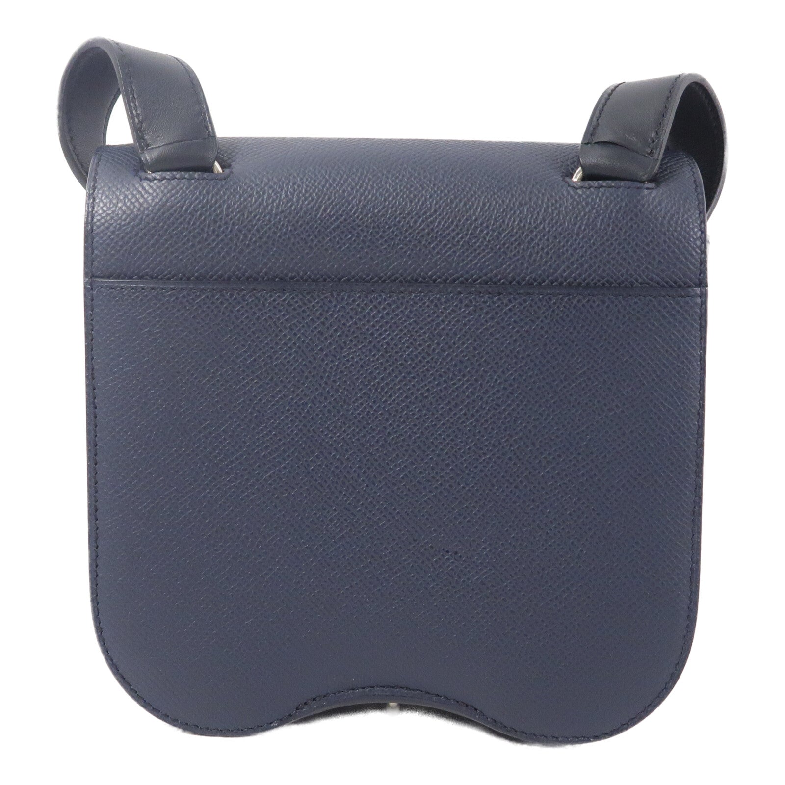 HERMES Epsom皮革Della Cavalleria Mini肩背袋Blue Nuit