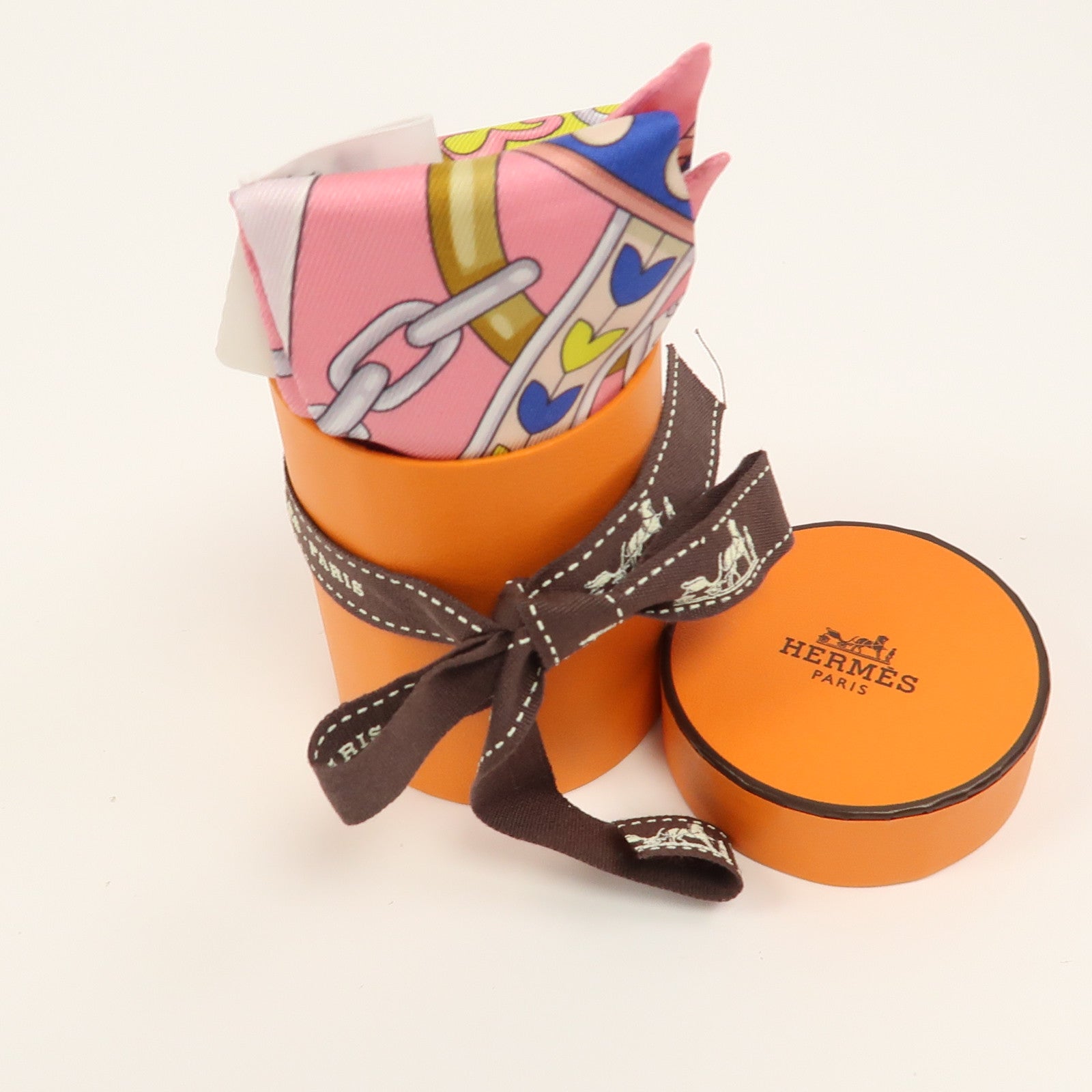 HERMES 絲質Twilly絲巾