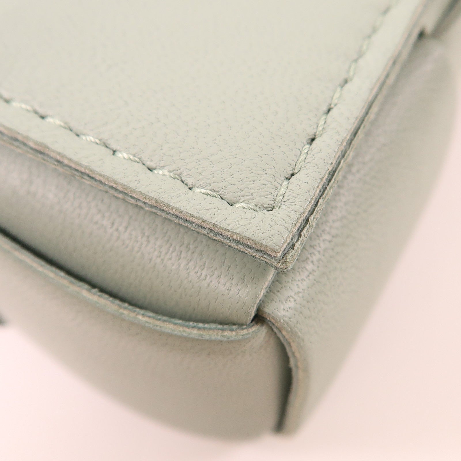 BOTTEGA VENETA BV Cassette Bag Shoulder Bag Lambskin Leather Light Green