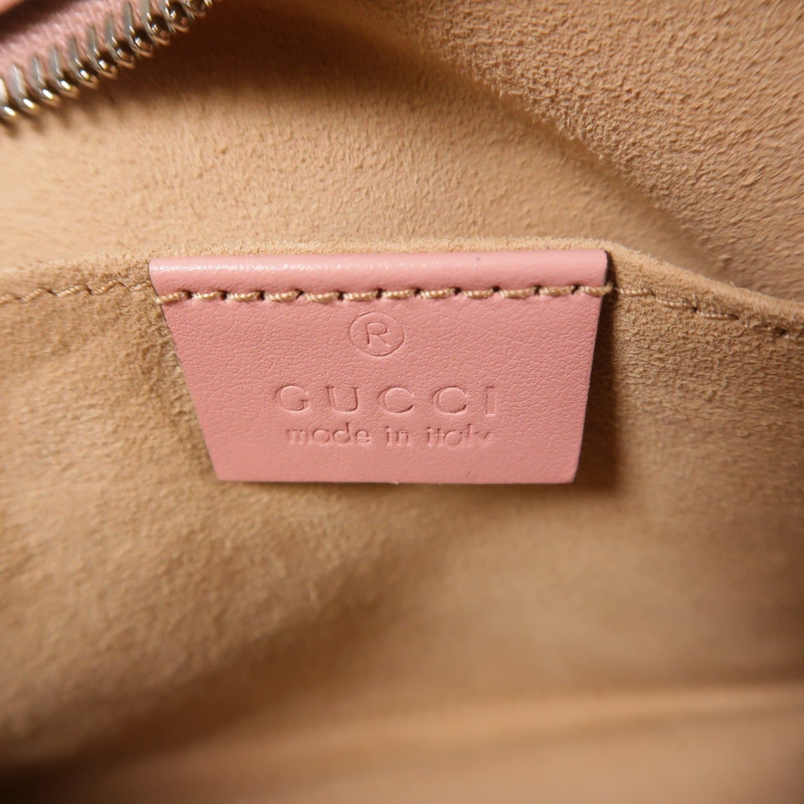 GUCCI 牛皮皮革GG Marmont銀扣肩背袋