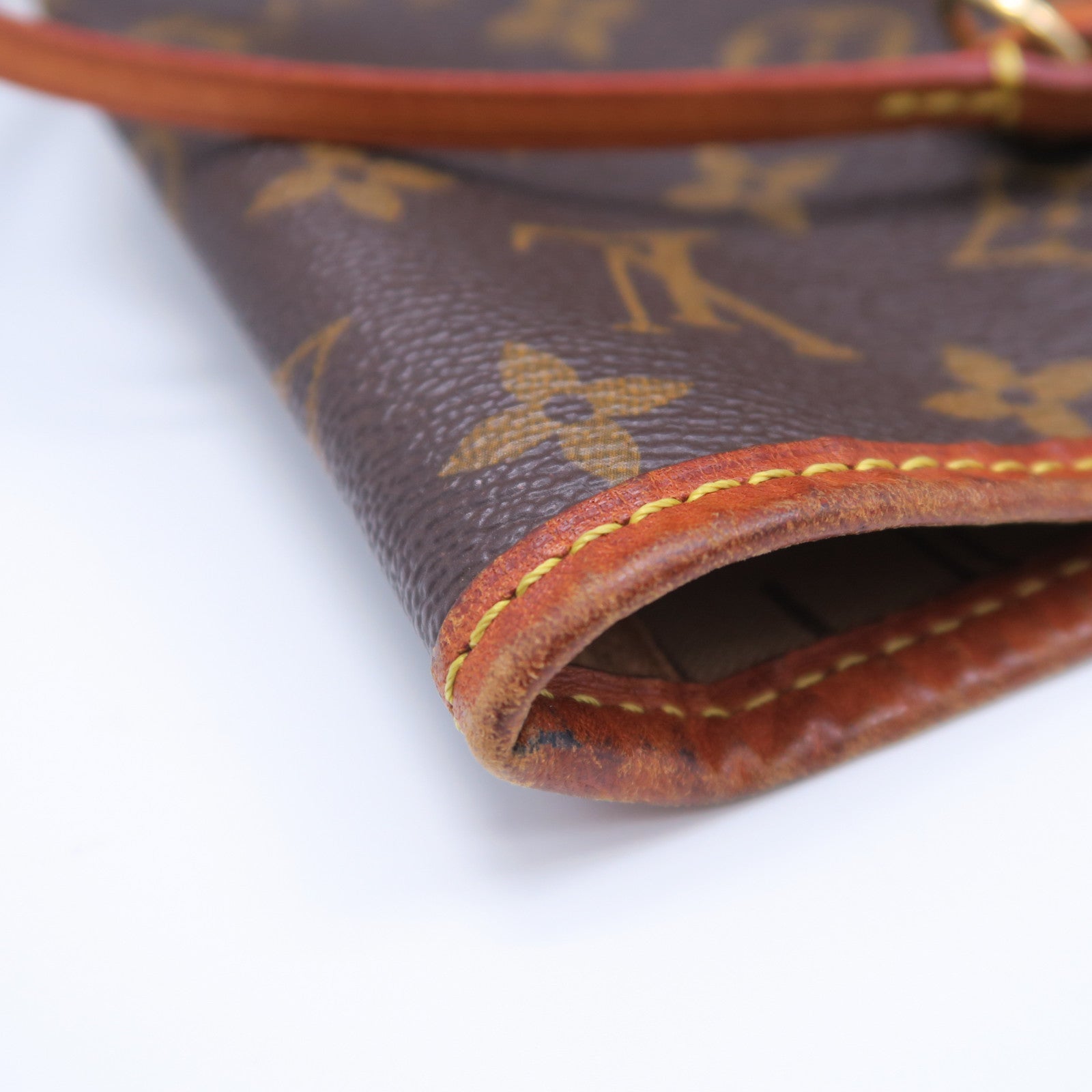 LOUIS VUITTON 【激減優惠】Monogram Neverfull GM金扣手挽袋啡色
