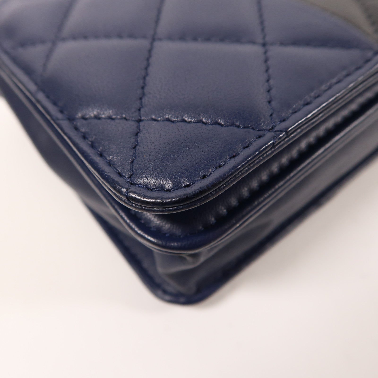 CHANEL 羊皮皮革WOC Wallet On Chain鏈帶肩背袋