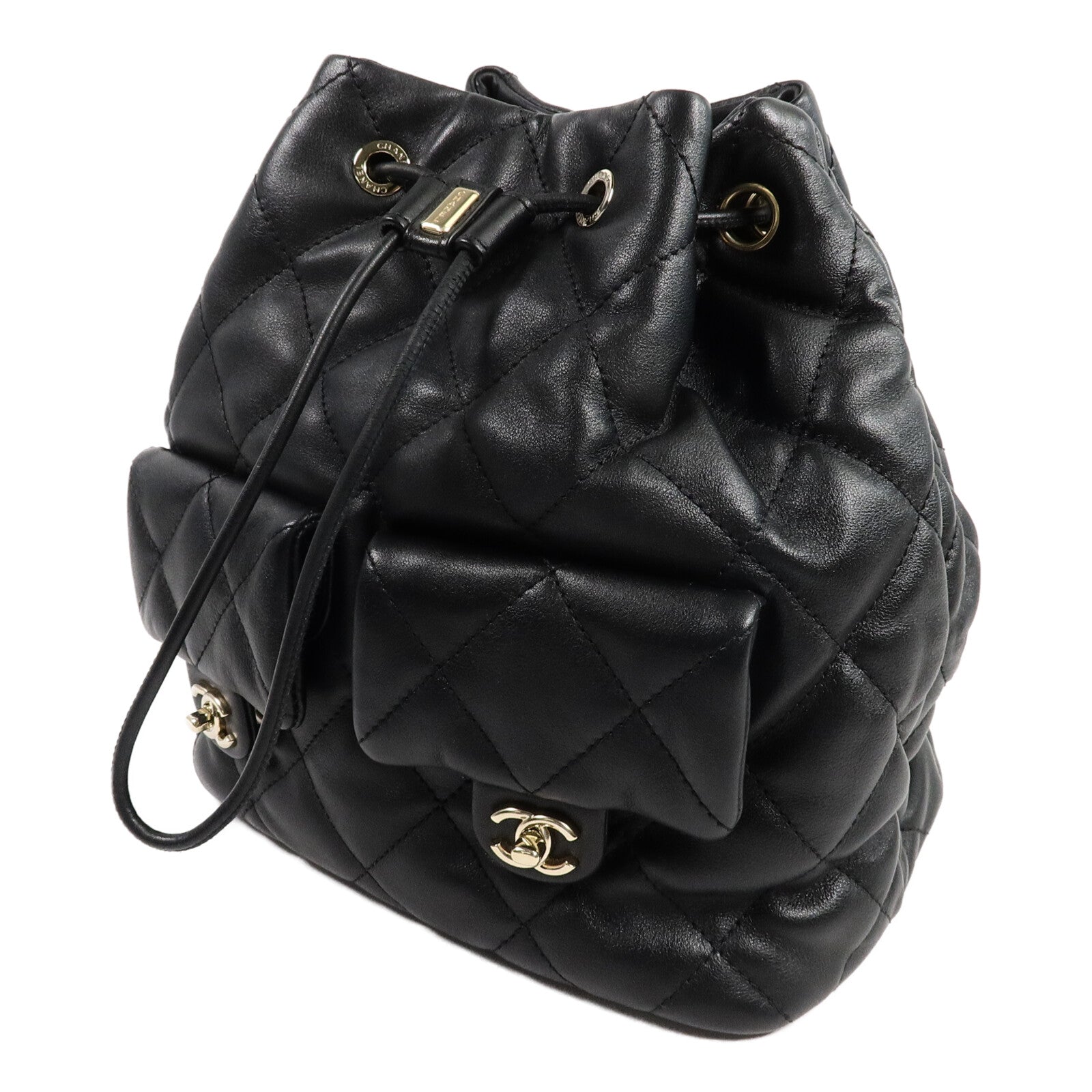 CHANEL 羊皮皮革Backpack背包