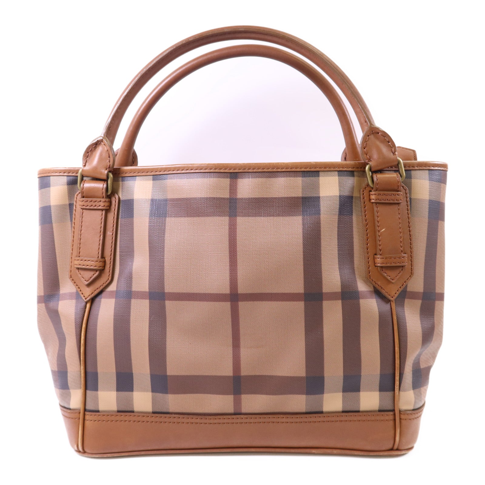 BURBERRY PVC Tote Bag金扣肩背袋