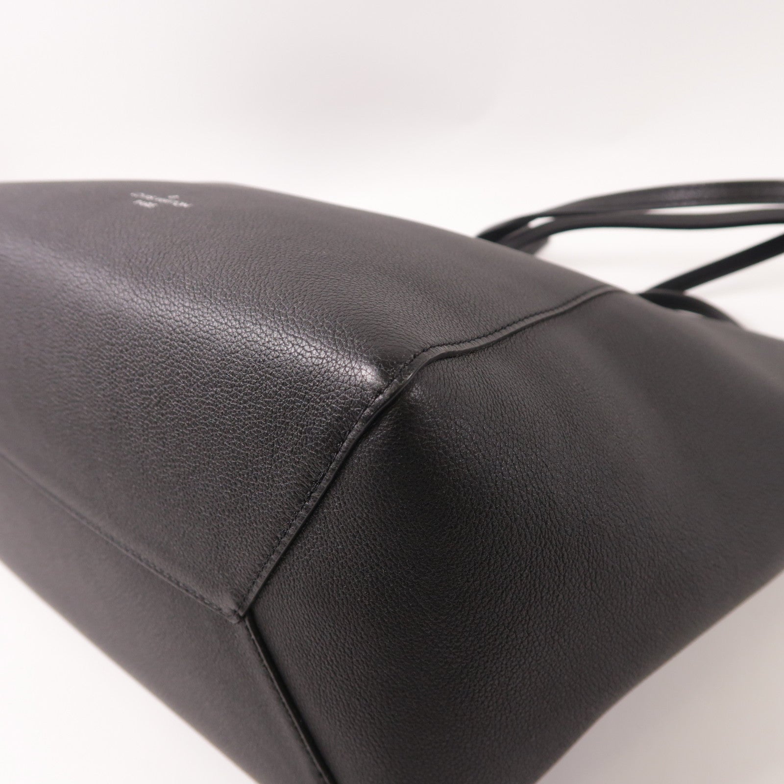 LOUIS VUITTON LV SHW Lockme Cabas Shoulder Bag M42291 Calfskin Leather Black