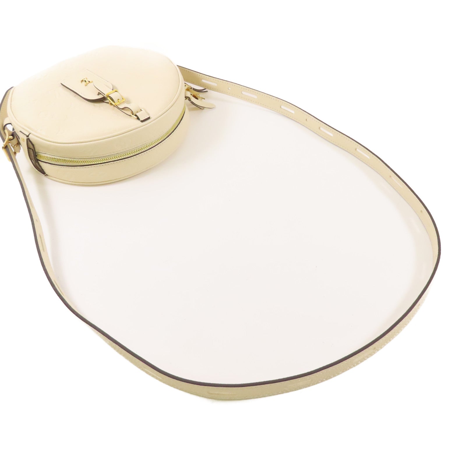 LOUIS VUITTON LV GHW Bolite Chapeau Souple M45276 Monogram Empreinte Beige