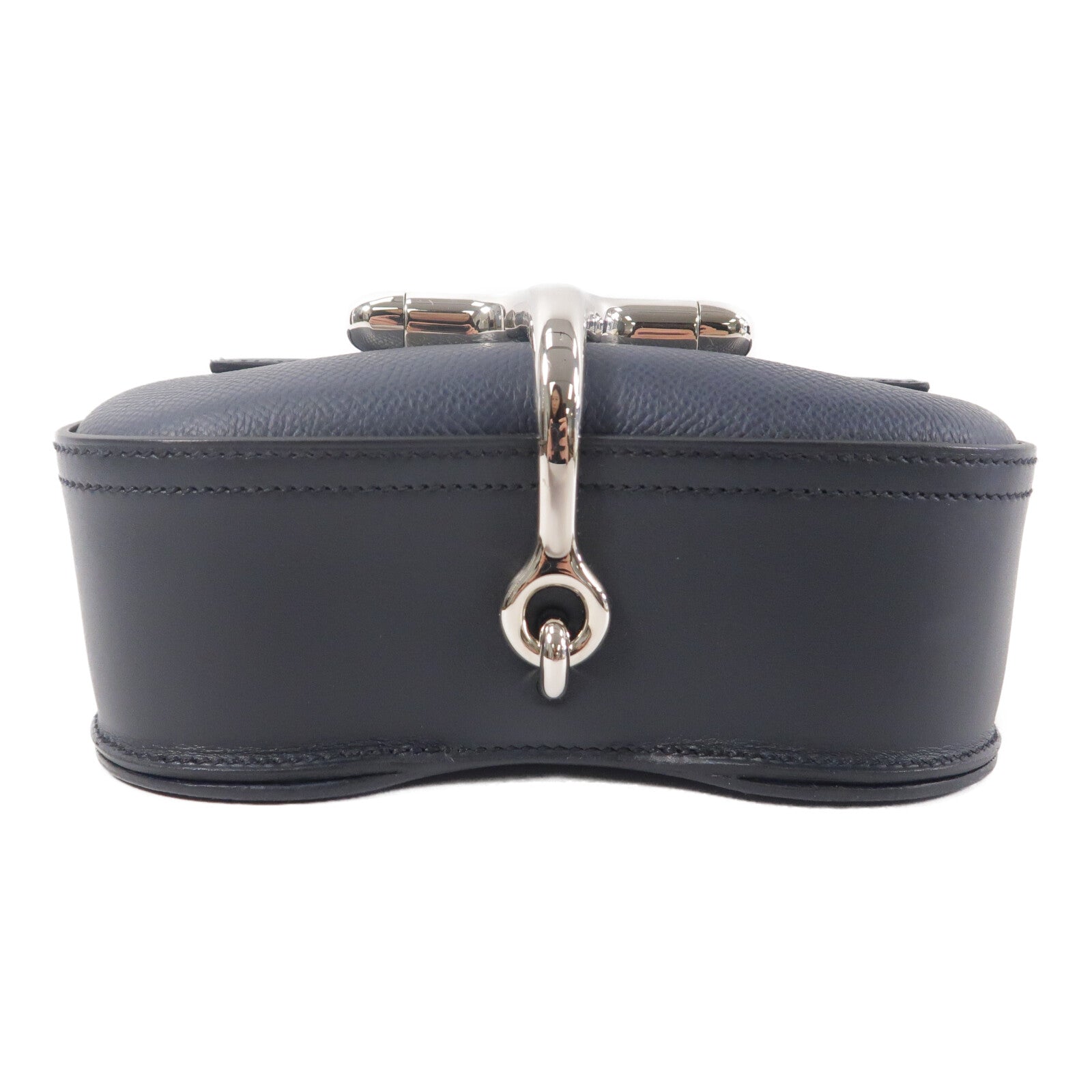 HERMES Epsom皮革Della Cavalleria Mini肩背袋Blue Nuit