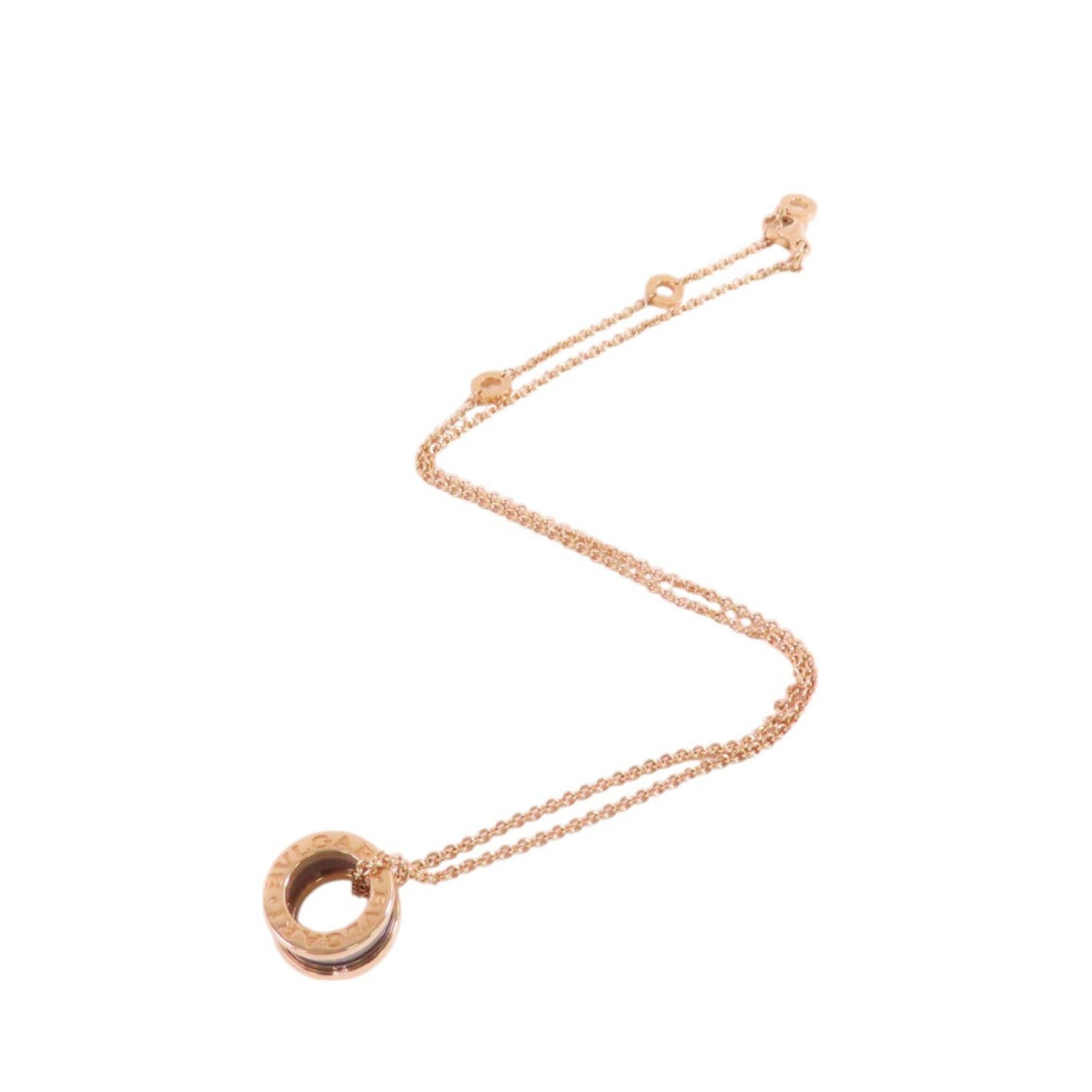 BVLGARI 【激減優惠】18K玫瑰金/陶瓷B-zero1 Necklace金扣項鏈