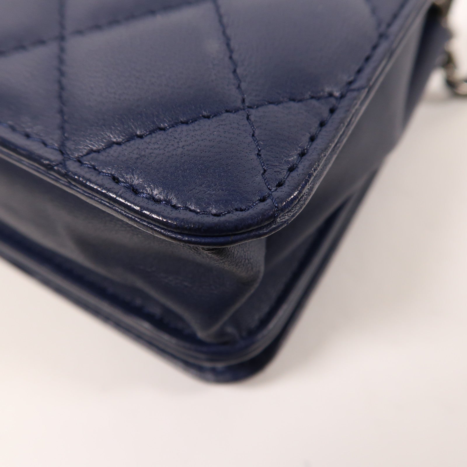 CHANEL 羊皮皮革WOC Wallet On Chain鏈帶肩背袋