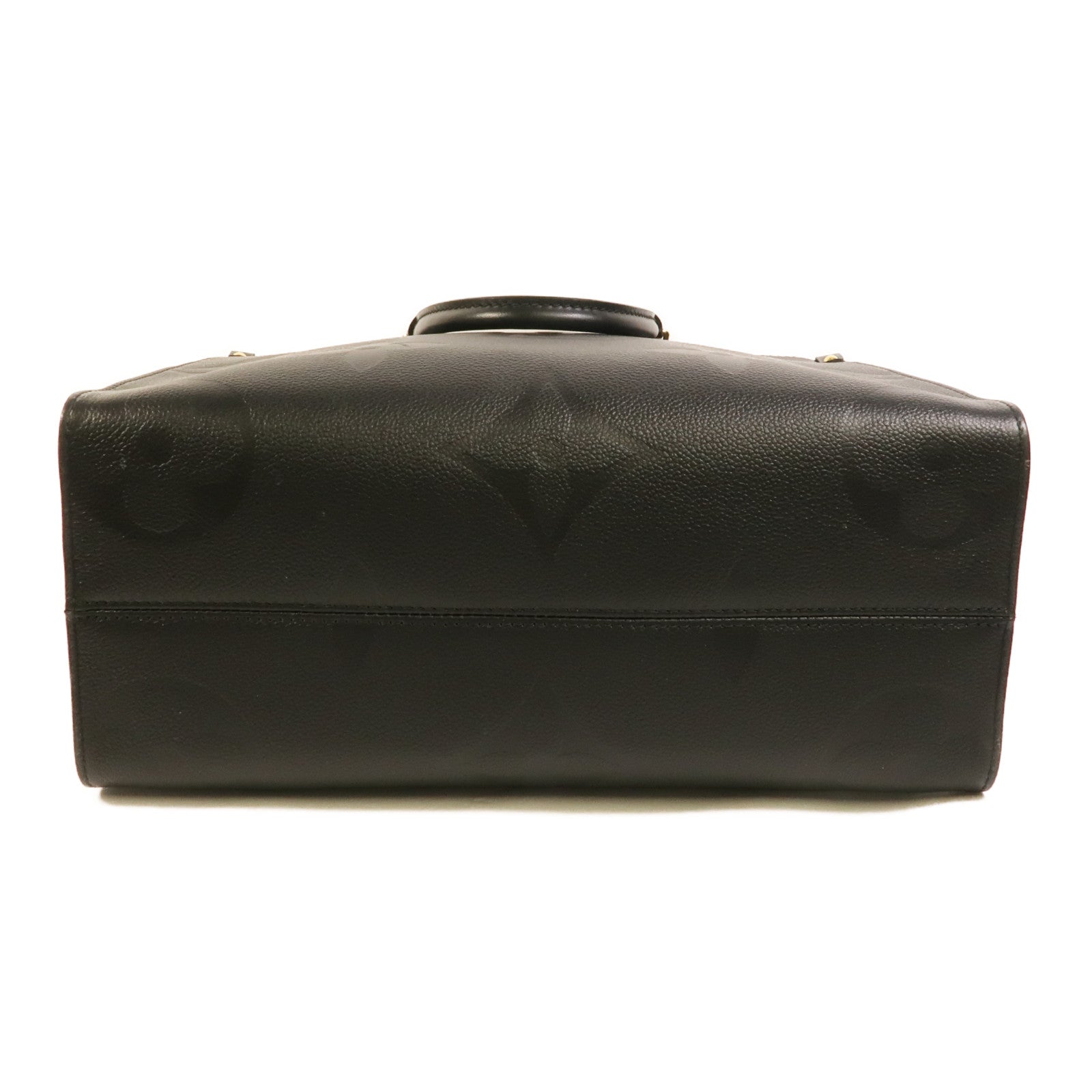 LOUIS VUITTON Monogram Empreinte On The Go MM金扣手挽肩背兩用袋